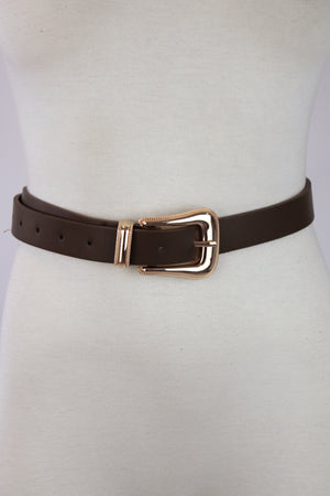 IW2510 Cinto café Liso