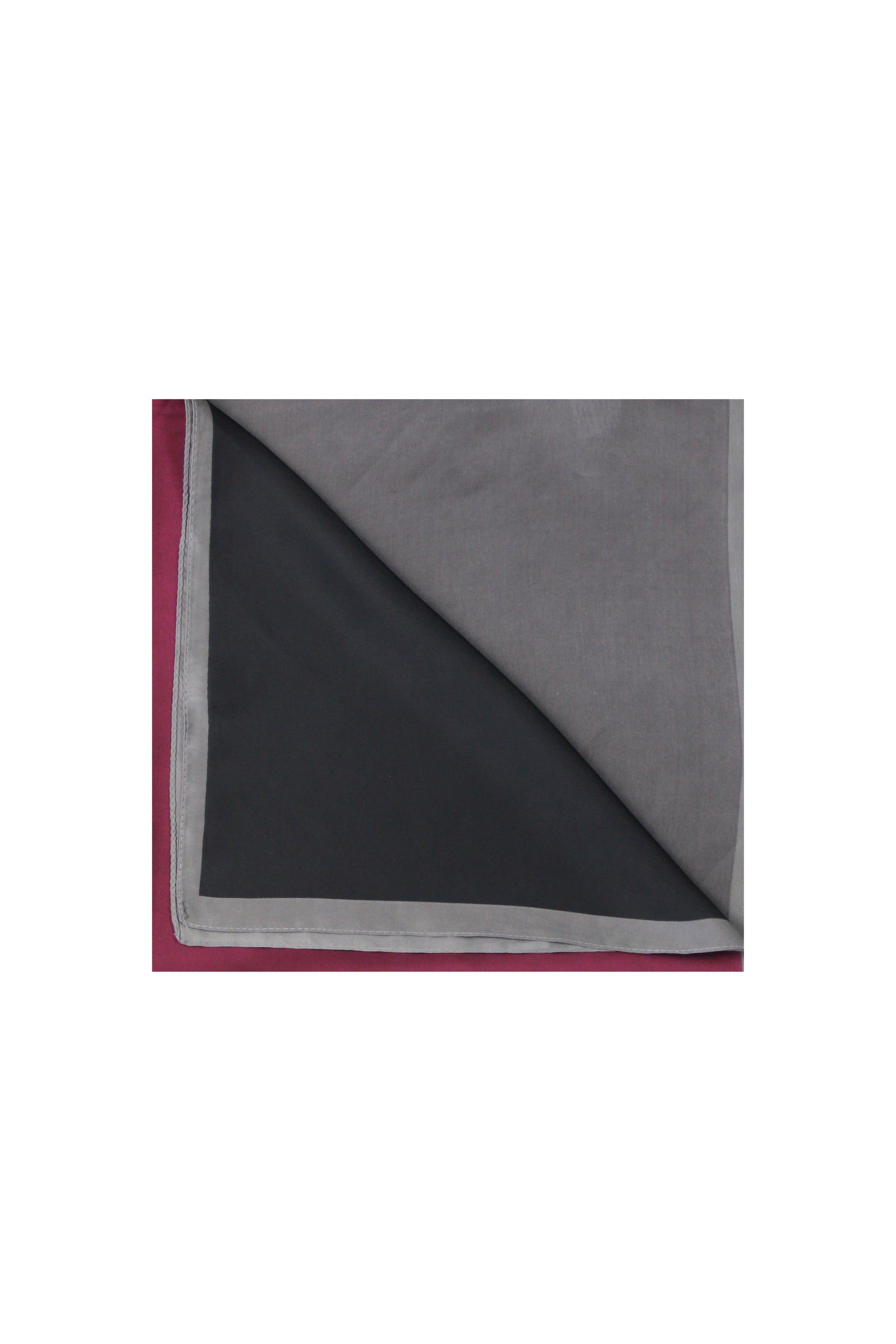 12014 Mascada estampado cuadro morado y gris