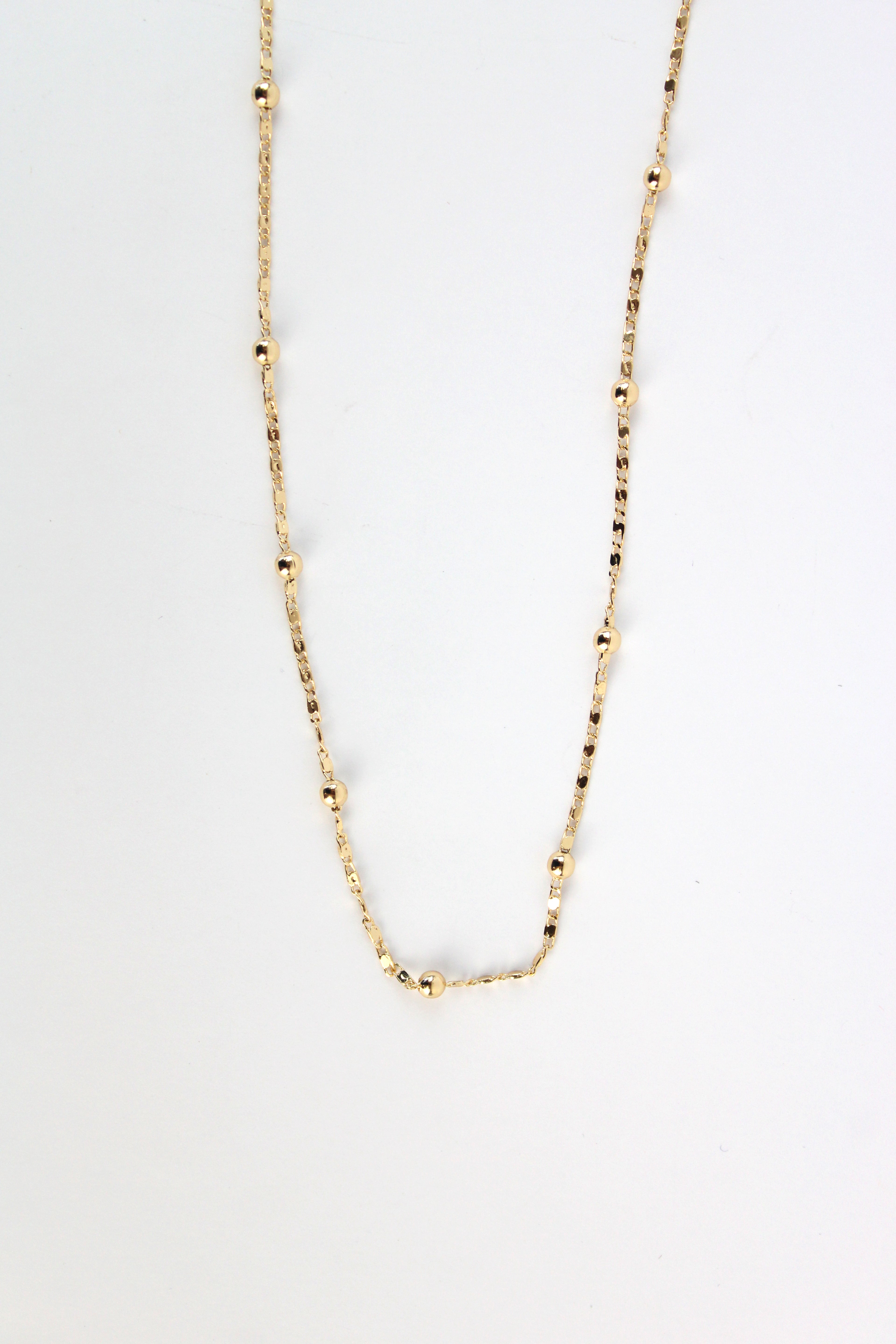 DA018 Cadena Mediana con bolitas