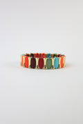 P274624 Pulsera Elastica Ovalos y Huesitos Colores