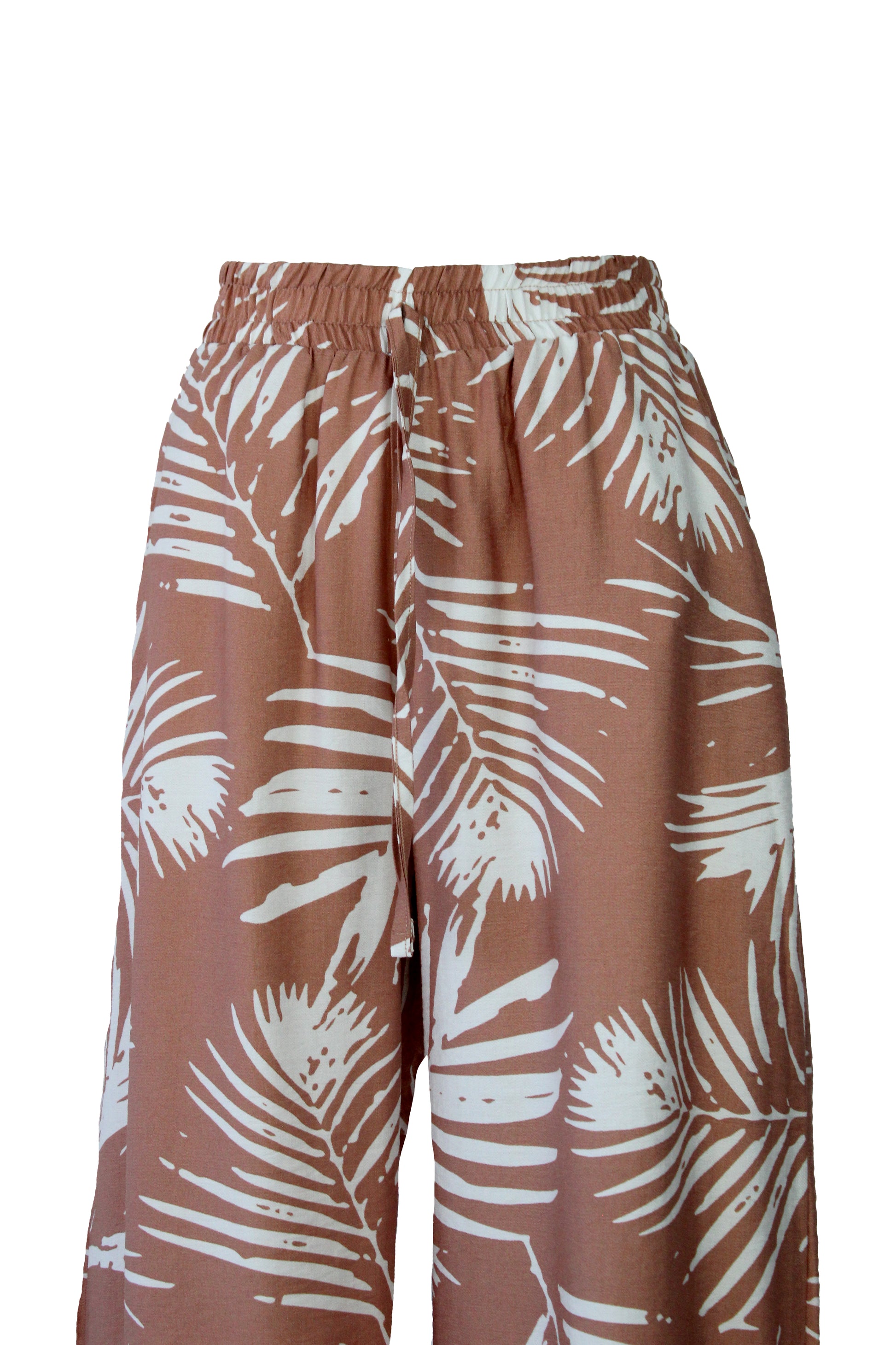 2313 Pantalón Estampado Palmeras