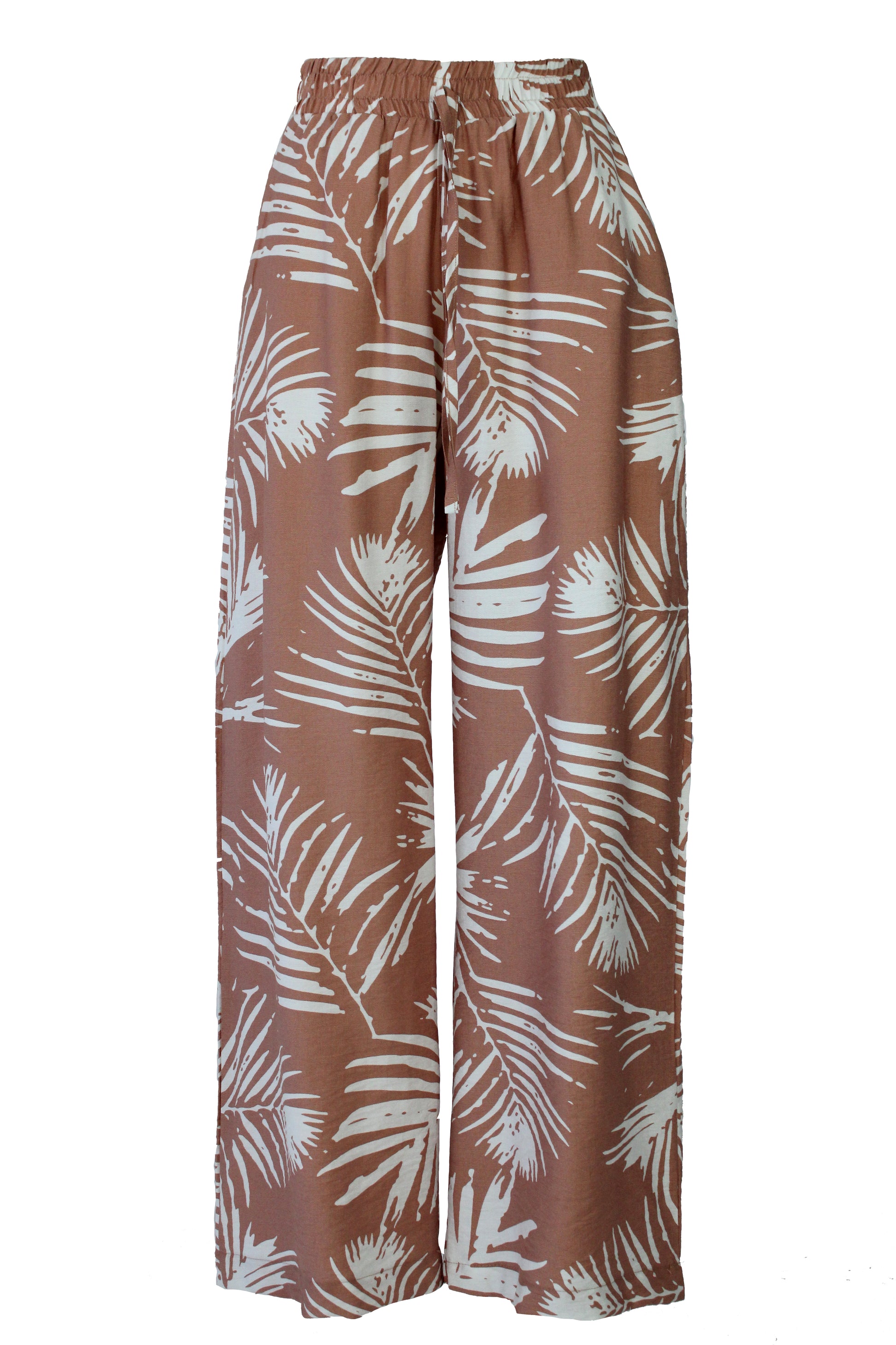 2313 Pantalón Estampado Palmeras