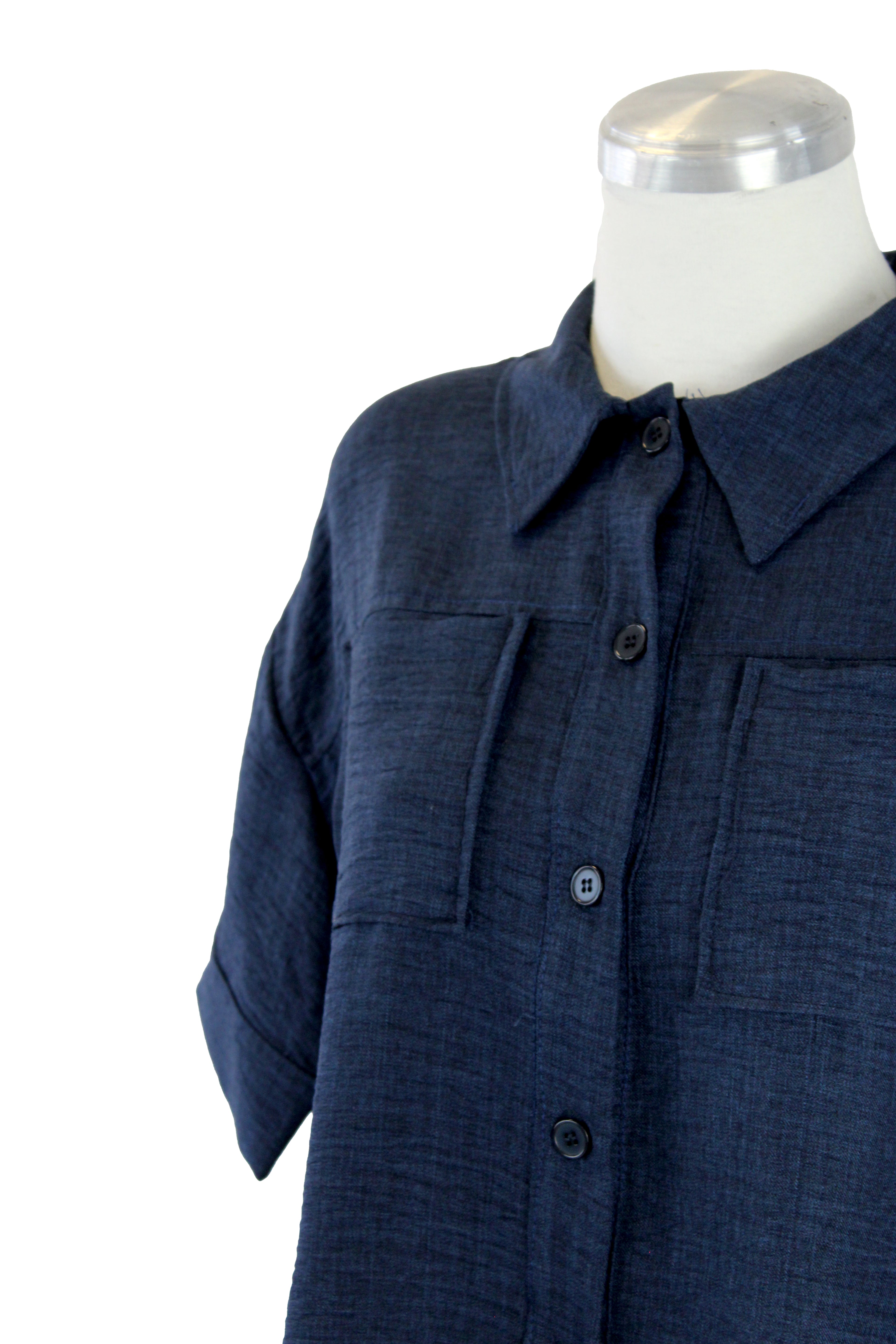 12560 Blusa Bolsa Doble Frontal