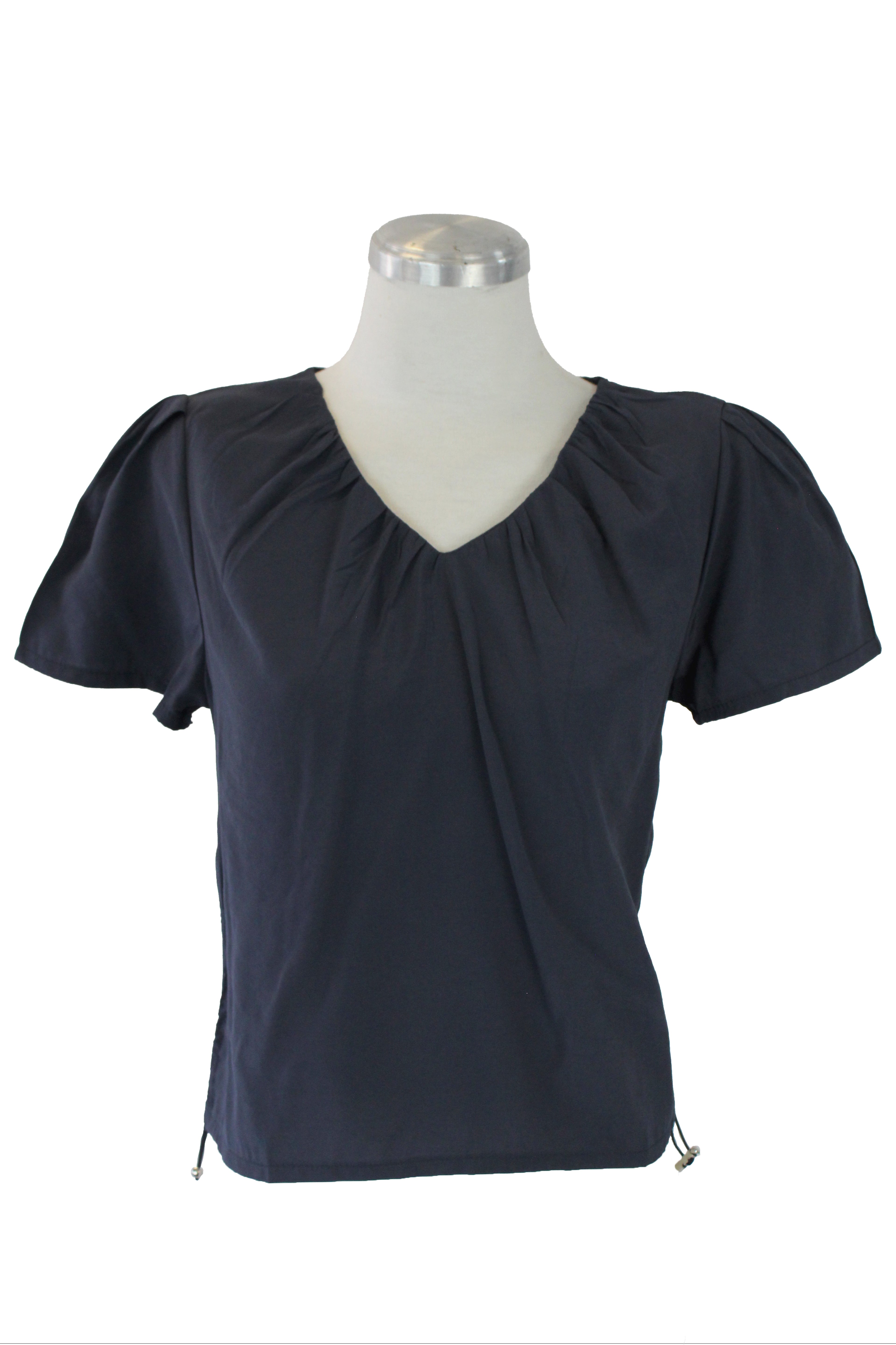 G251183XC Blusa Lisa Cuello V