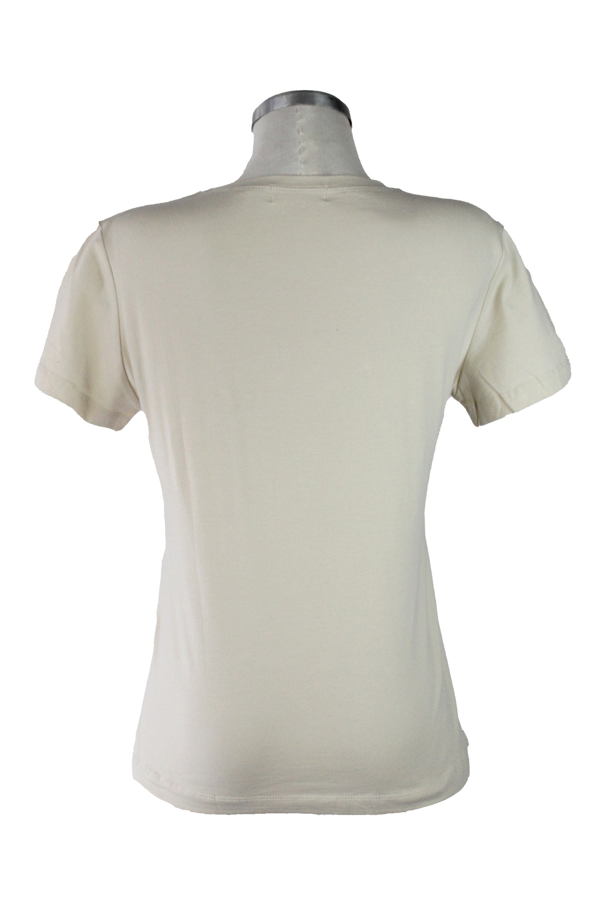 M5539 Blusa Con Bordado Y Corazón Central Efecto Brillo