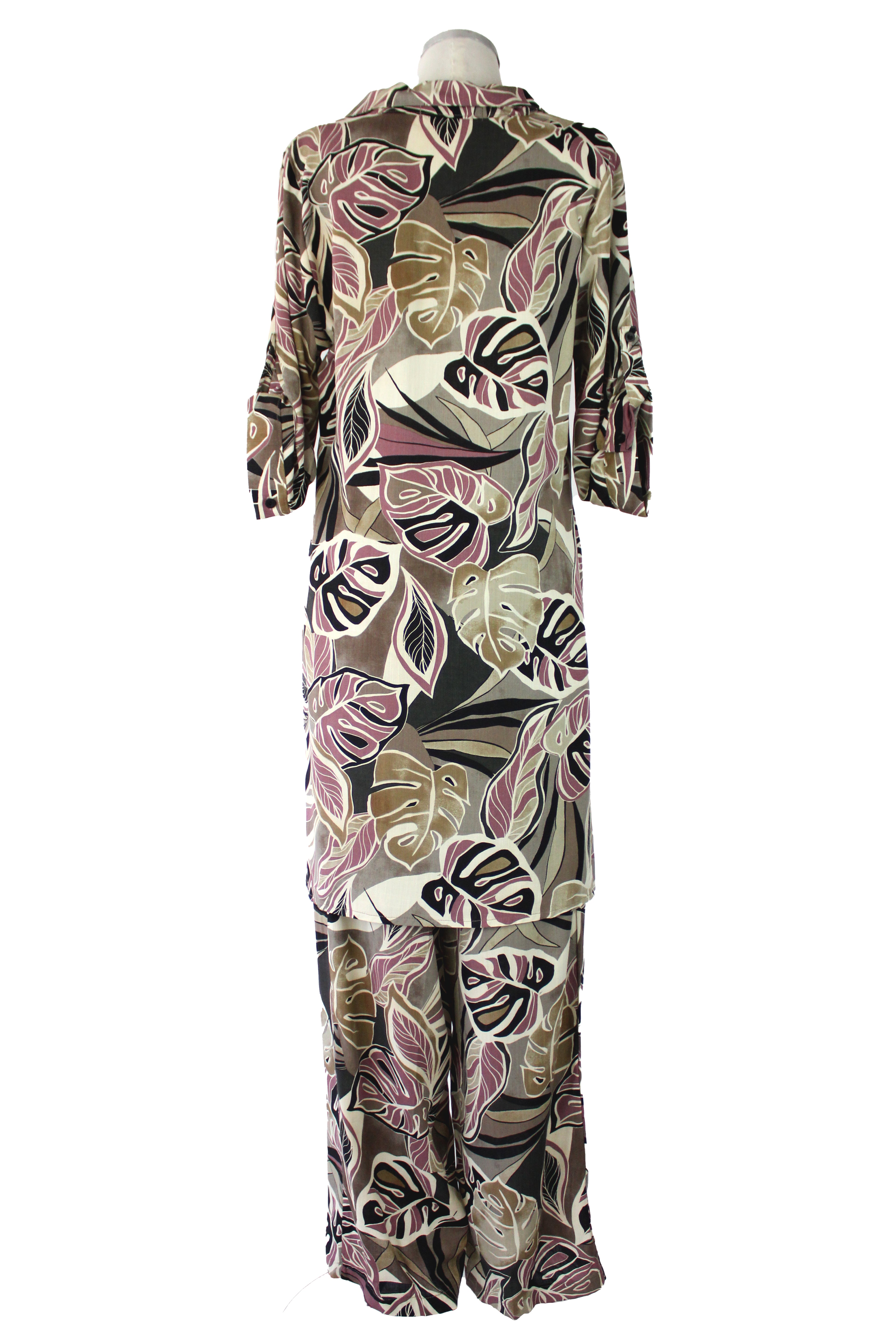 12526 Conjunto Blusón Largo C/Pantalón Estampados Varios