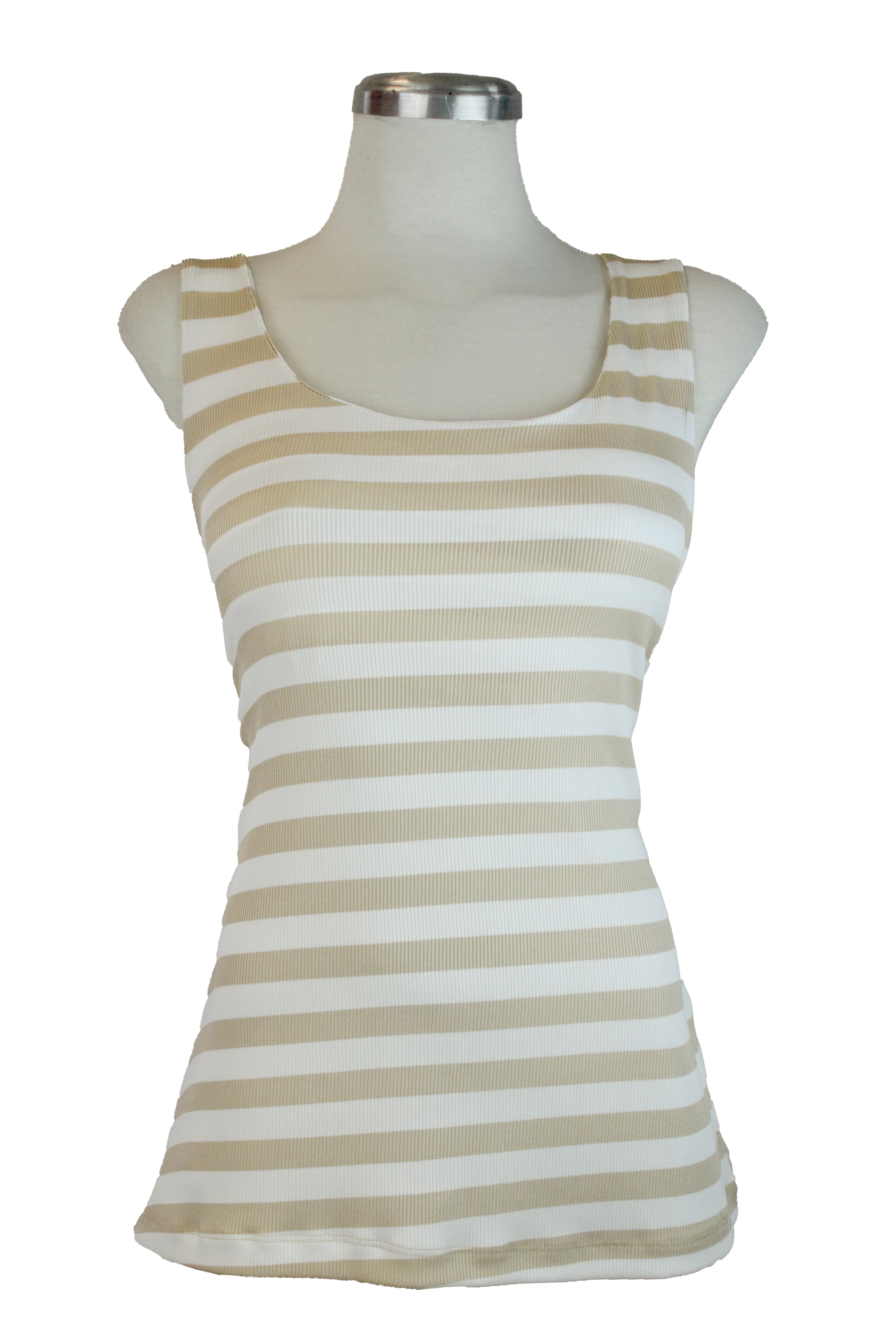 2442 Blusa Cuello Redondo Rayada