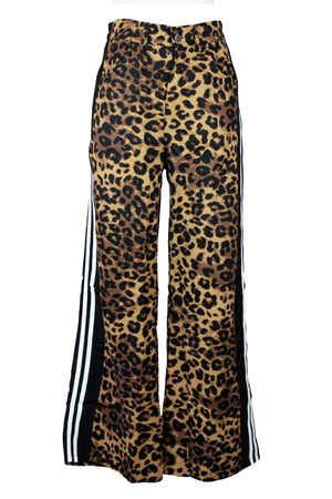 CLFP-60085 Pantalón Animal Print Con Rayas Laterales