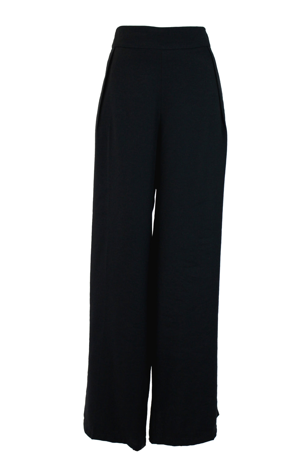 12615 Pantalón Con Elástico Liso Con Pinzas