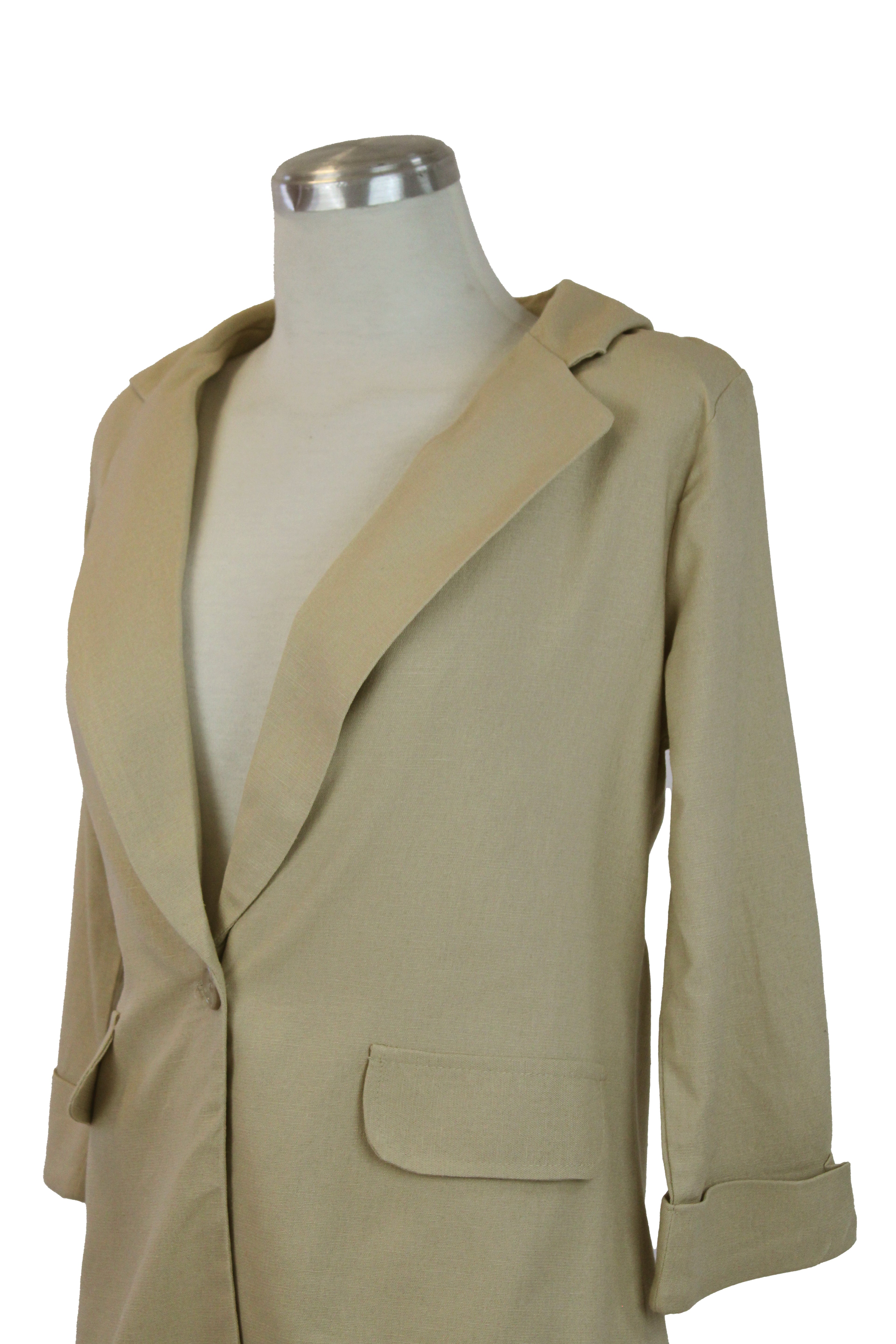 1038LTJ Saco Polilino Manga 3/4 Estilo Tulum