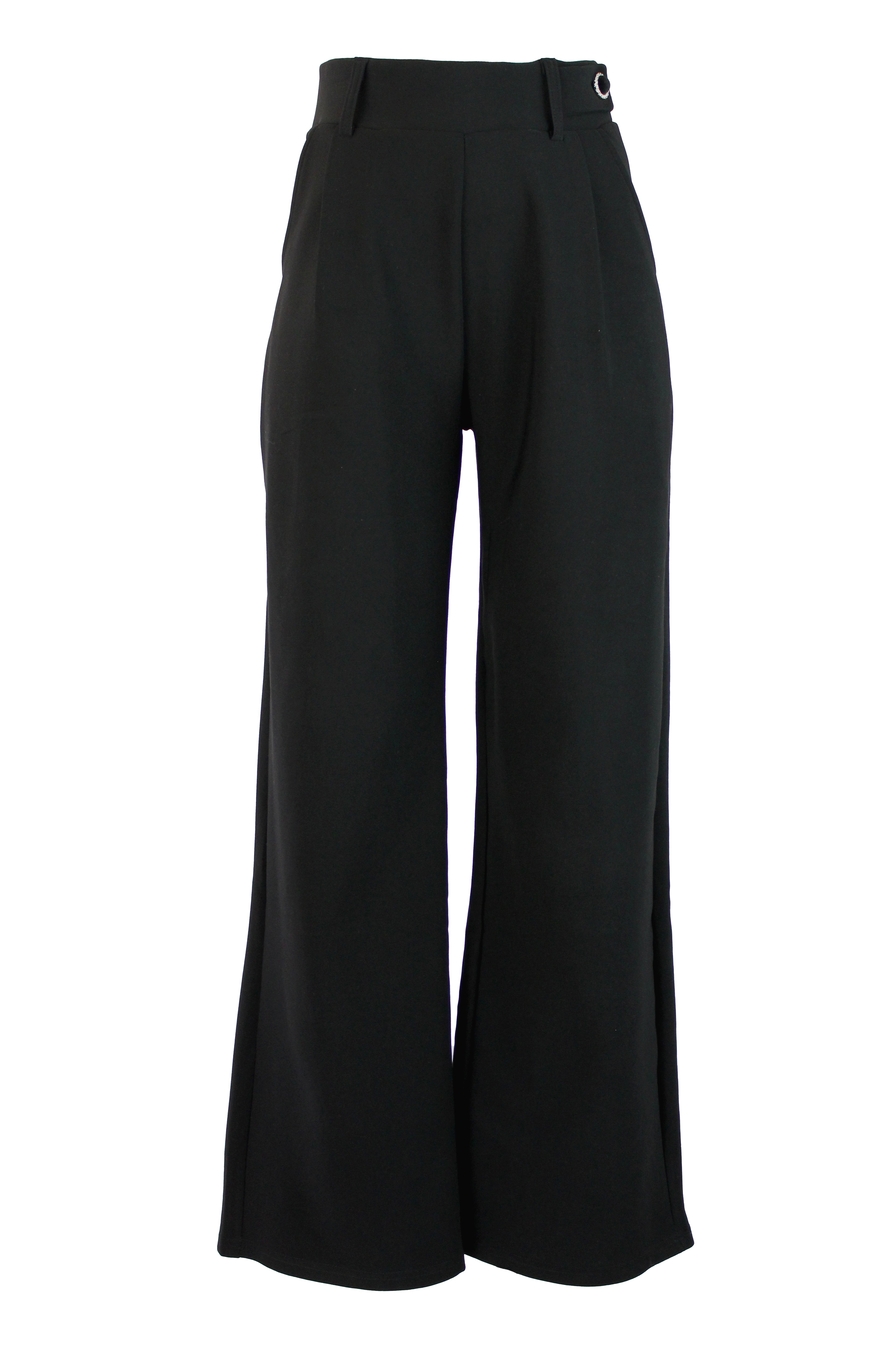 S-86 Pantalon Pierna Ancha Boton y Hojales p/Cinto