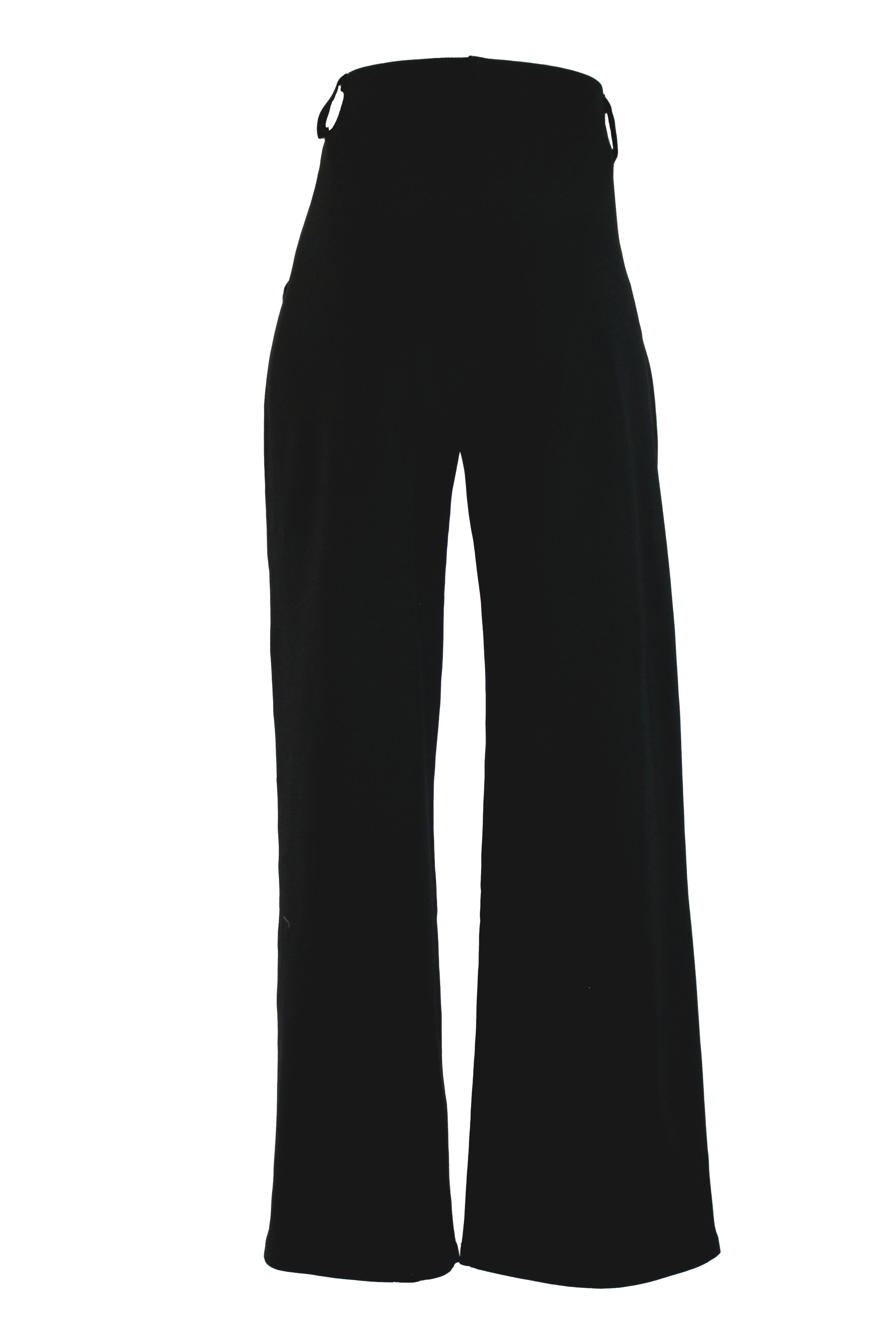 S-86 Pantalon Pierna Ancha Boton y Hojales p/Cinto