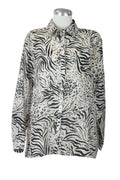 FW2498Camisa rayón Animal Print