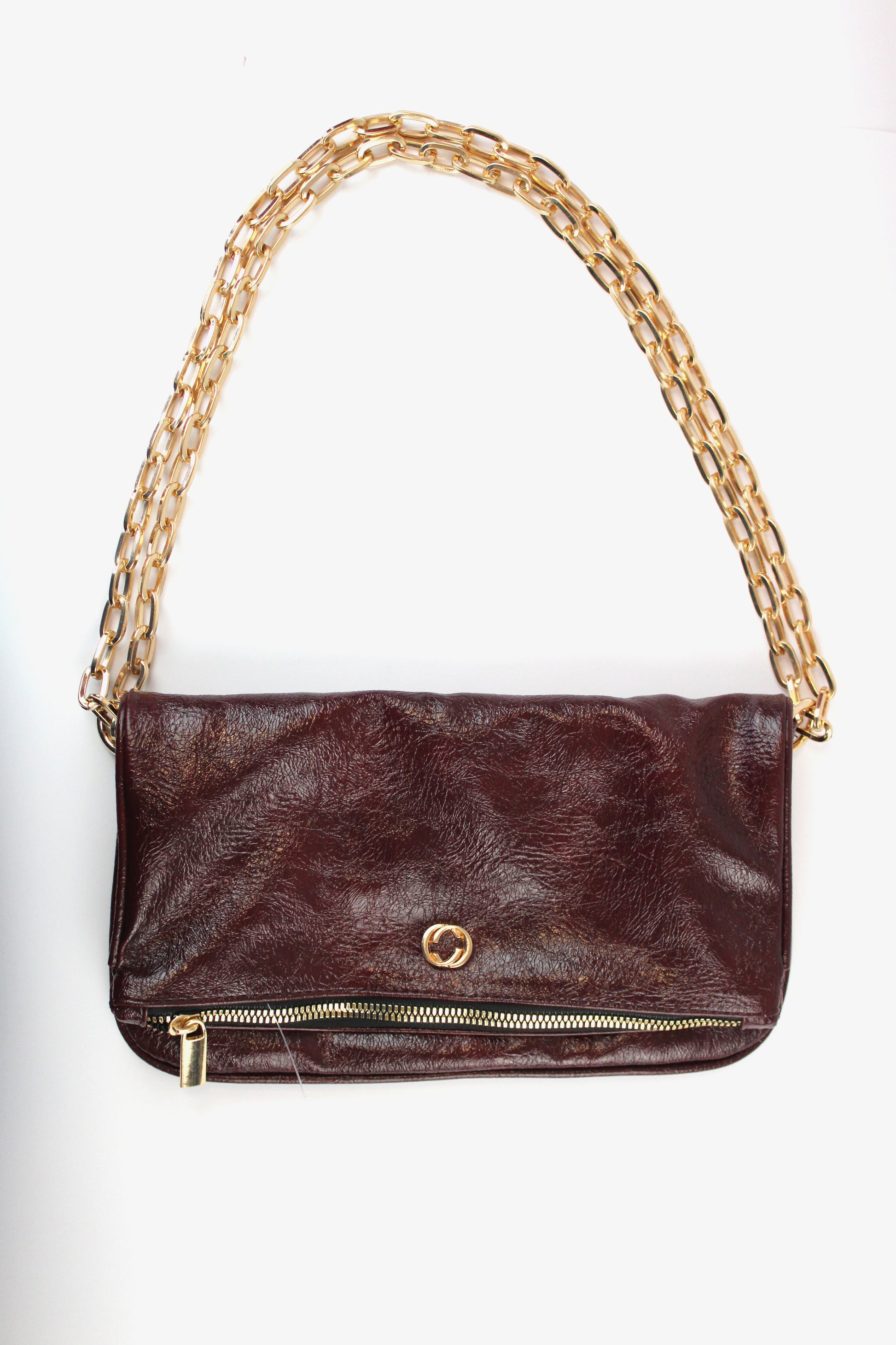 2452 Bolso de noche cadena dorada