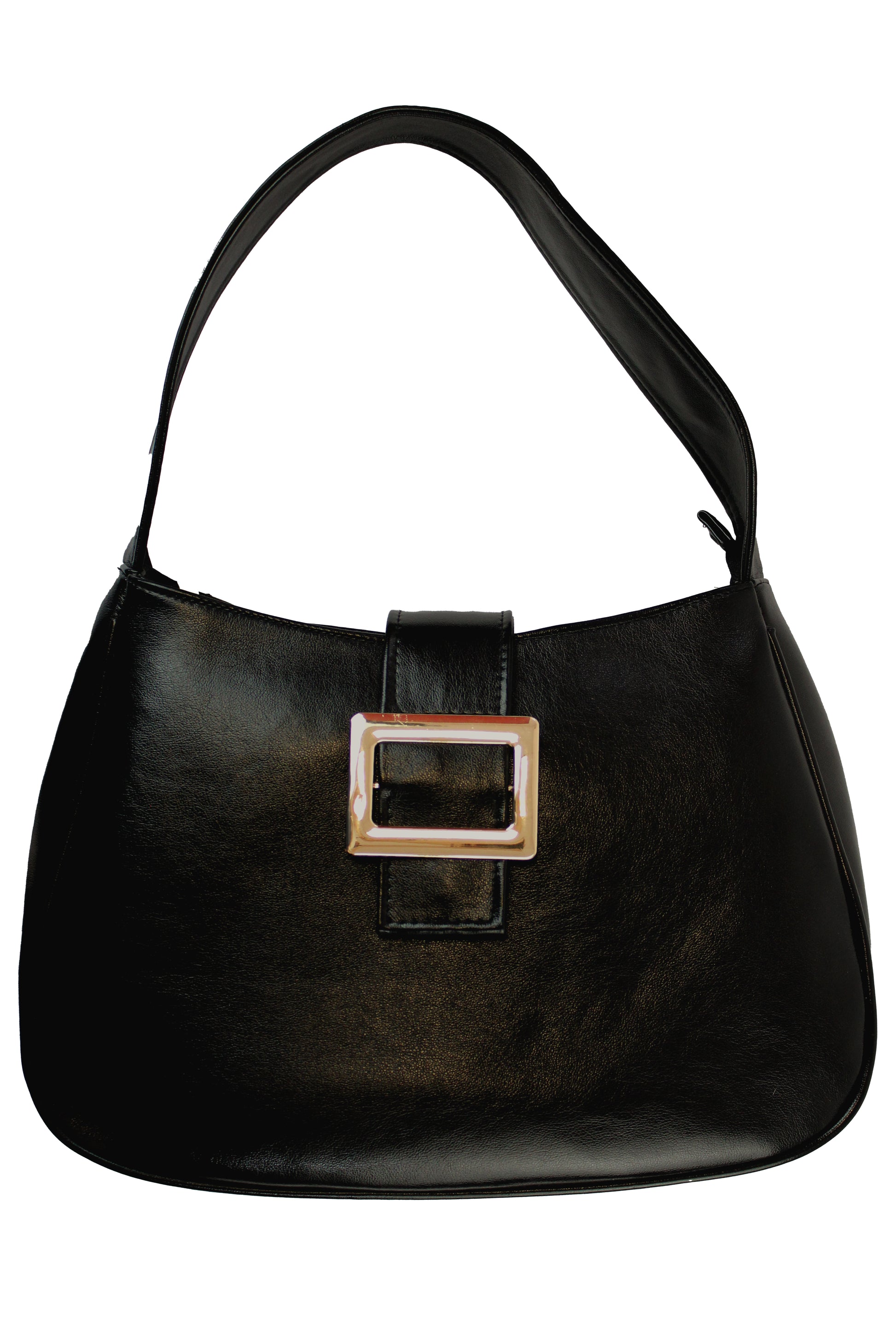 54047 Bolso satín hebilla dorada