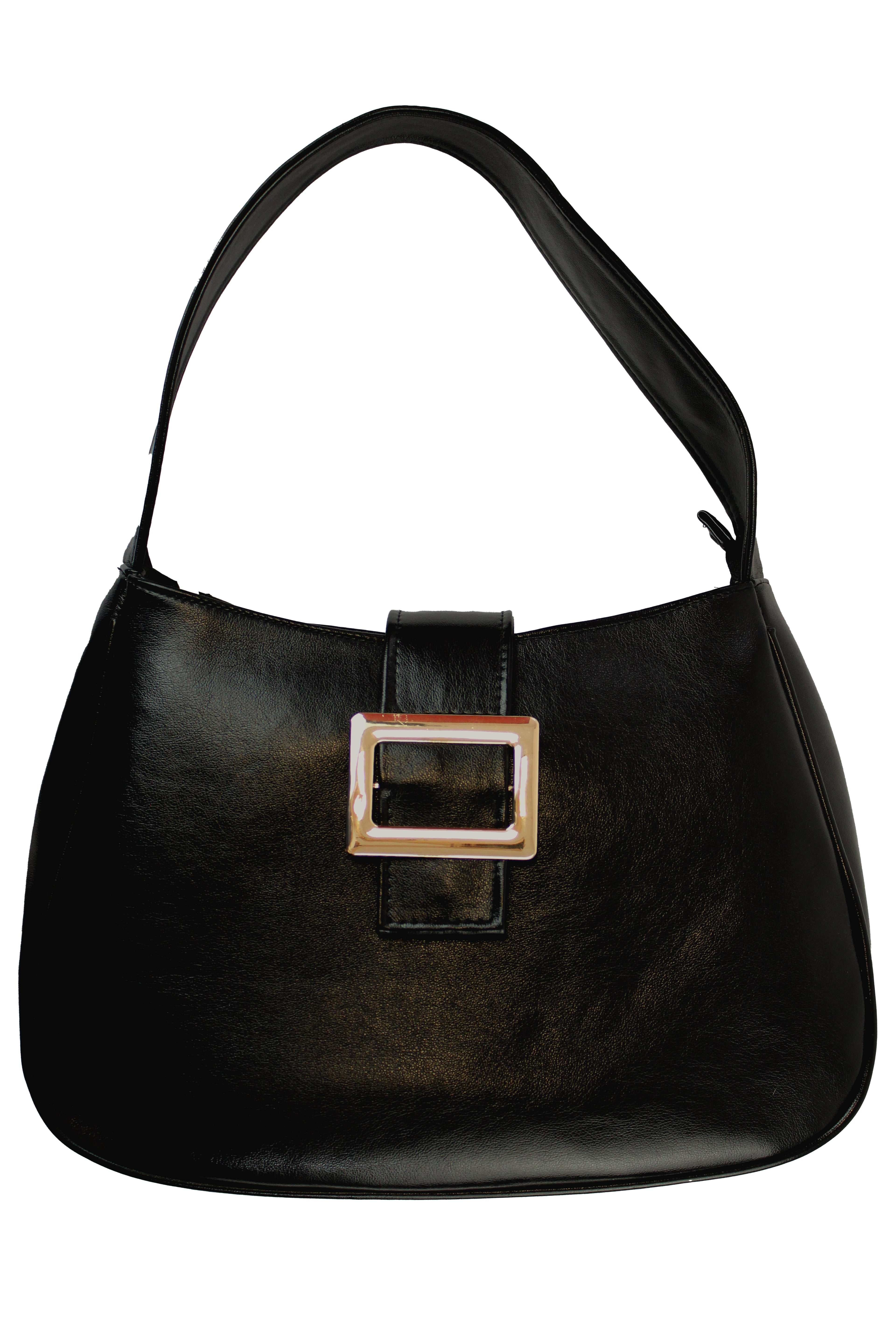 54047 Bolso satín hebilla dorada