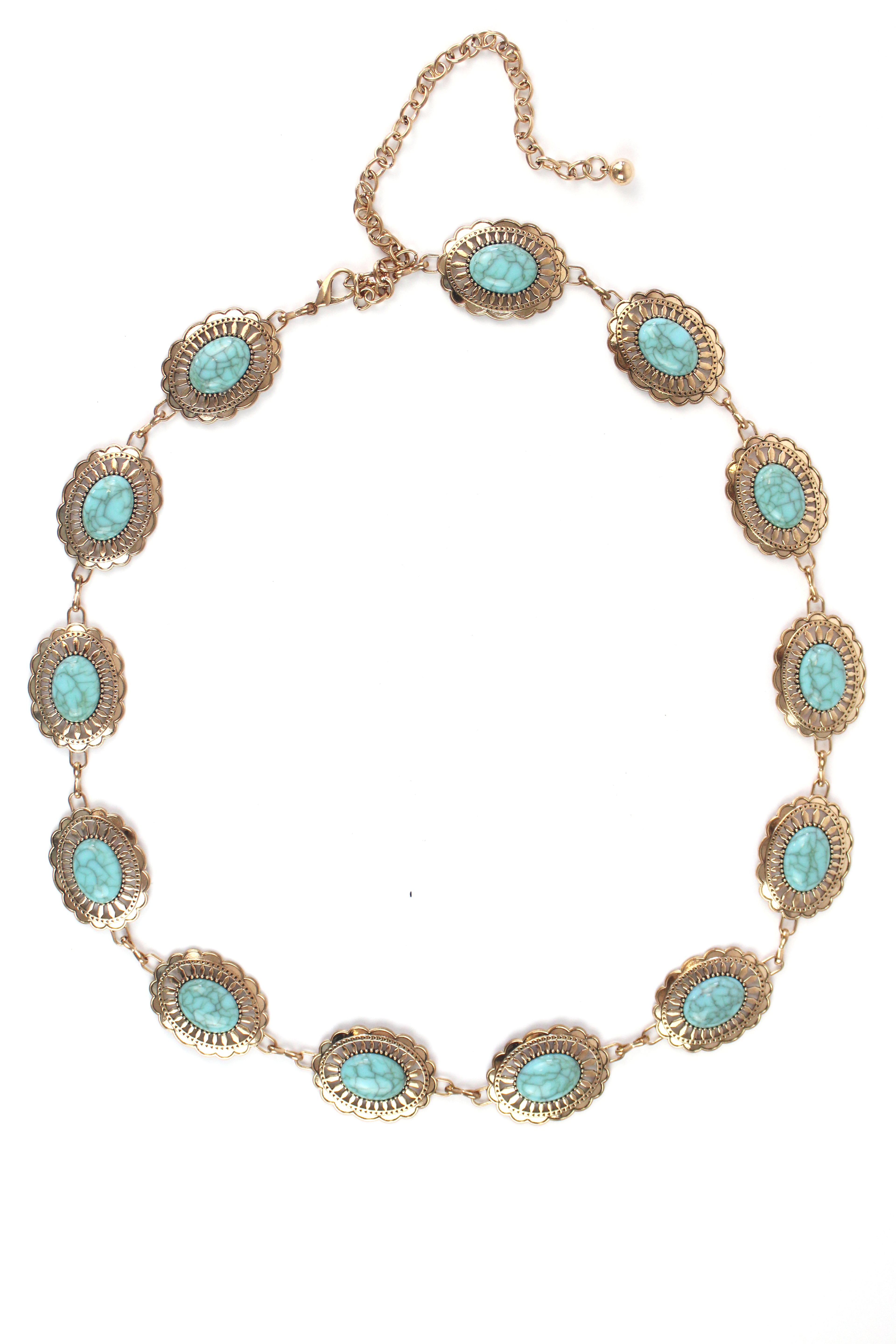 M84023 Cinto Metal Conchos