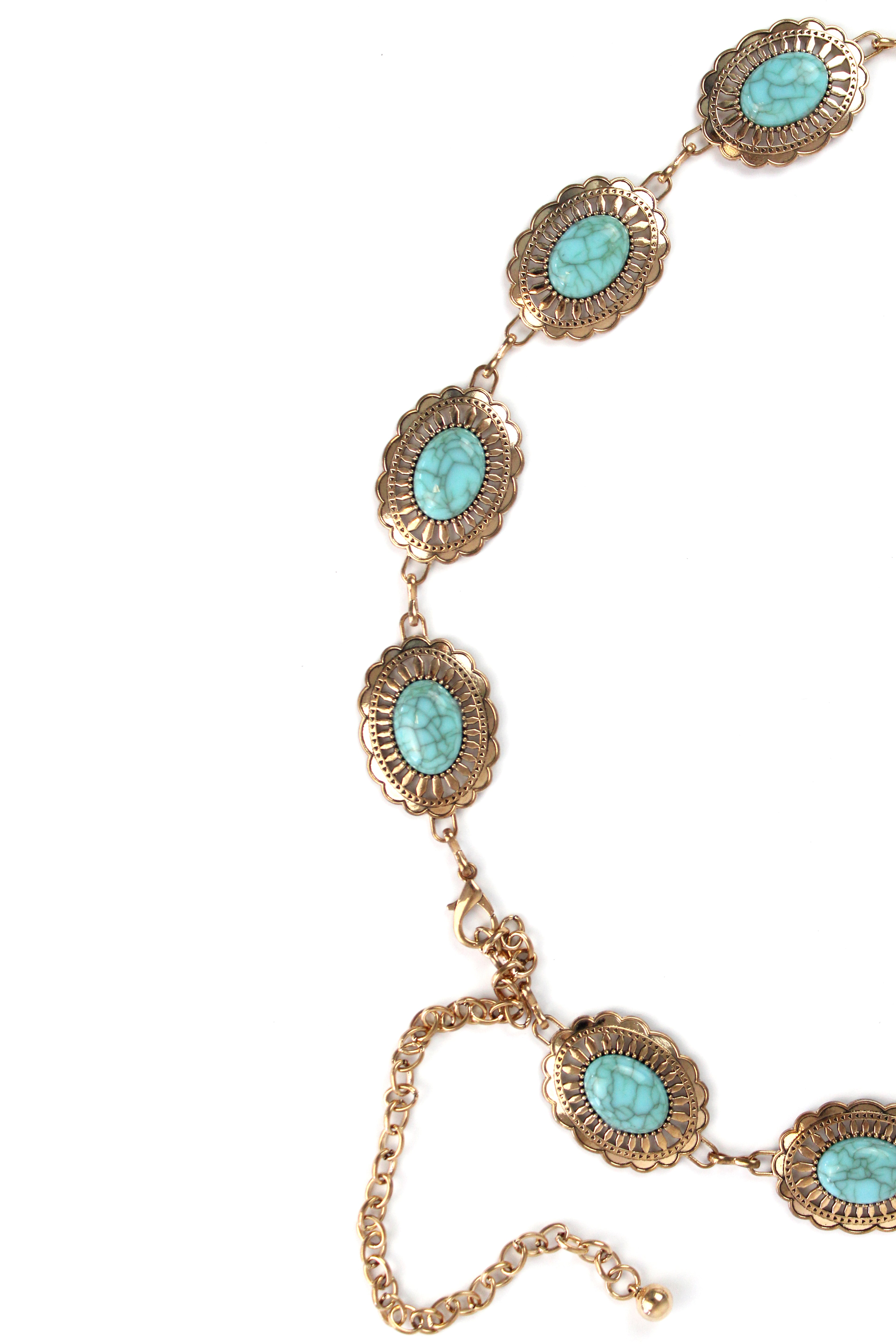 M84023 Cinto Metal Conchos