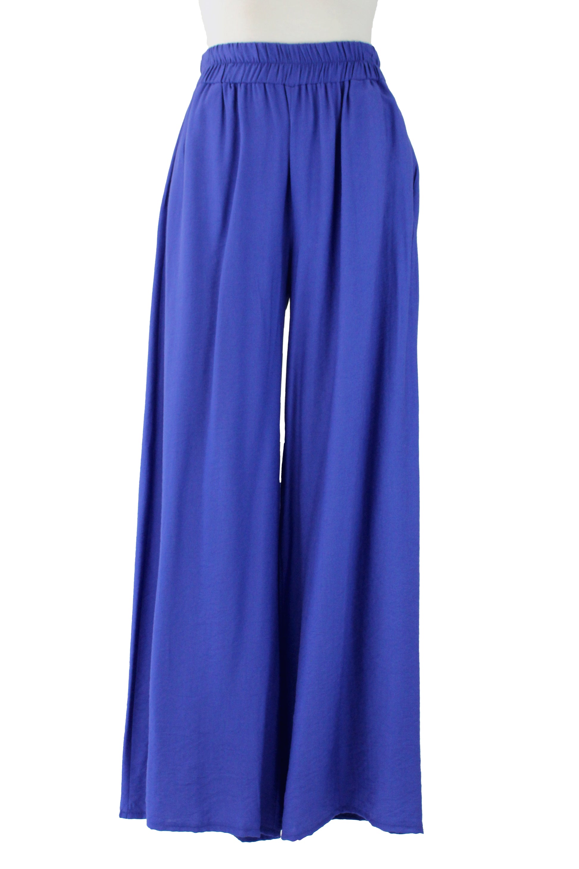 3959RTJ Pantalon Rayon Tulum con Elástico y Bolsas