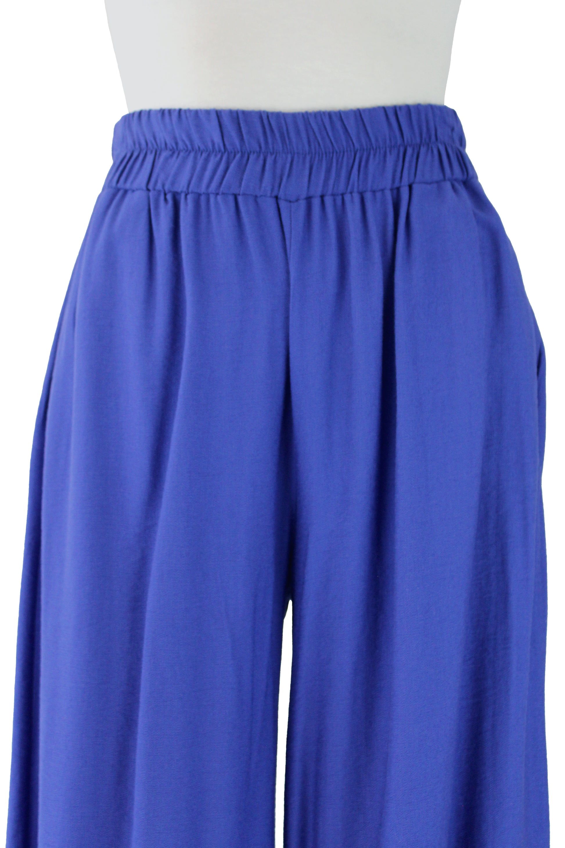 3959RTJ Pantalon Rayon Tulum con Elástico y Bolsas