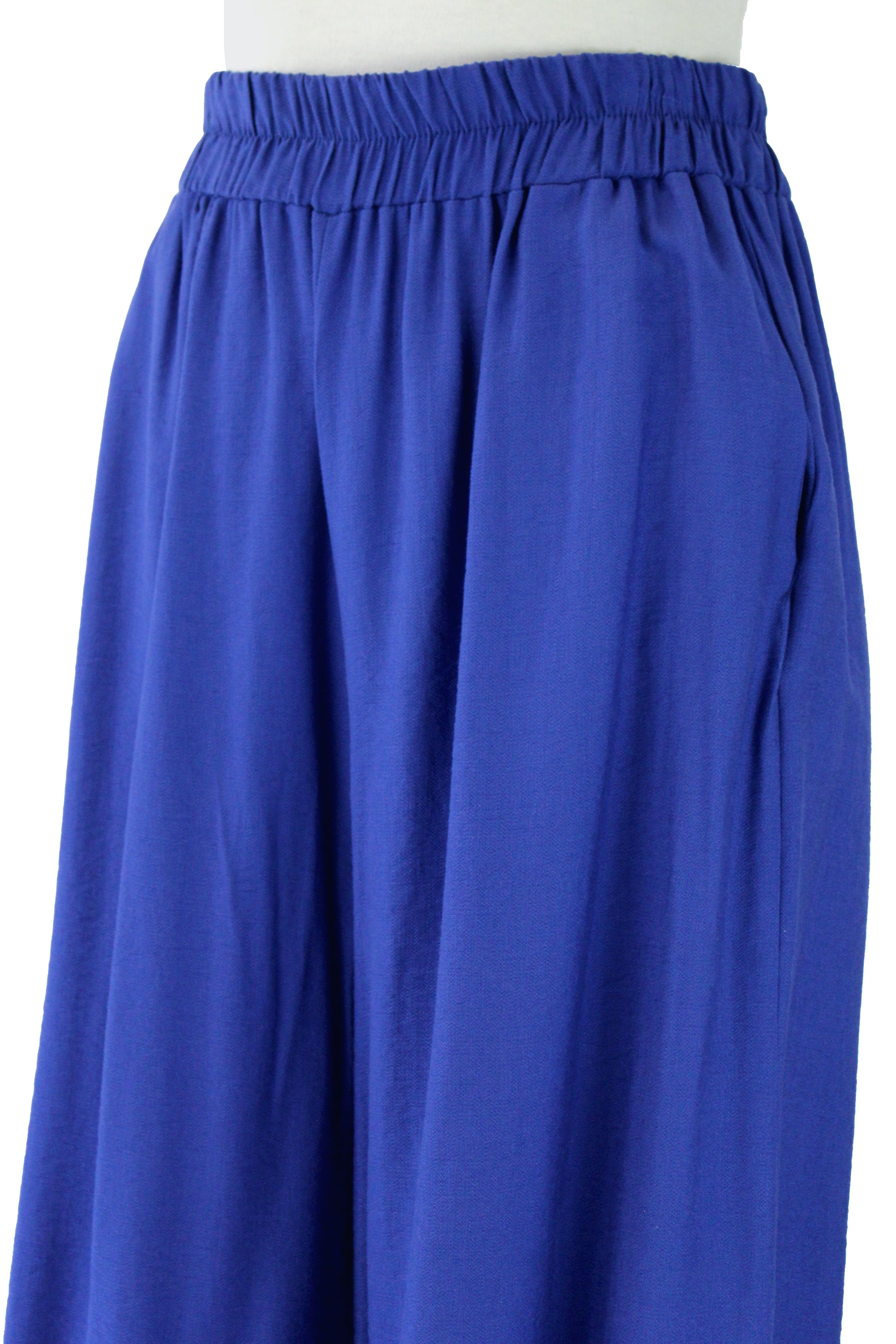 3959RTJ Pantalon Rayon Tulum con Elástico y Bolsas