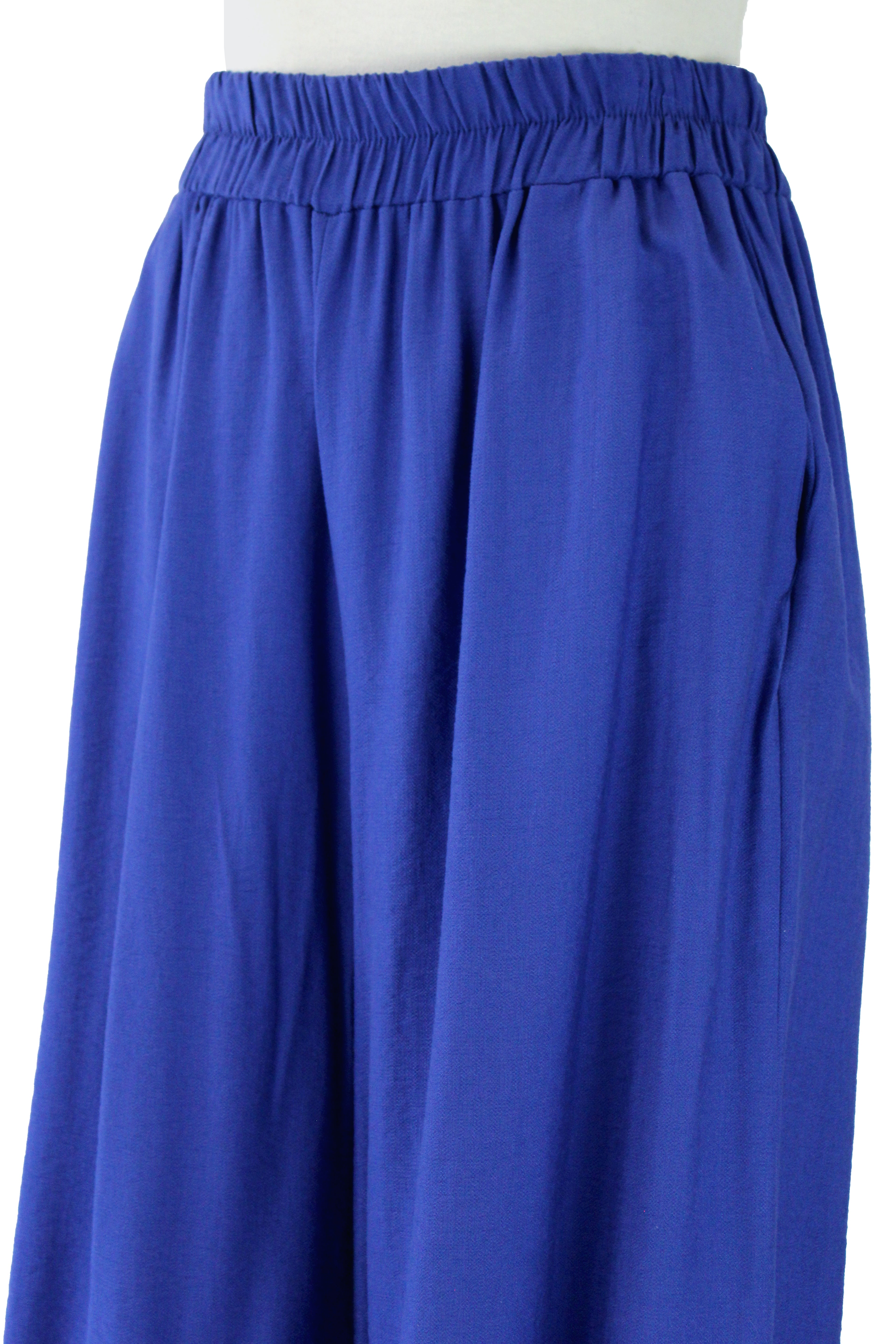 3959RTJ Pantalon Rayon Tulum con Elástico y Bolsas