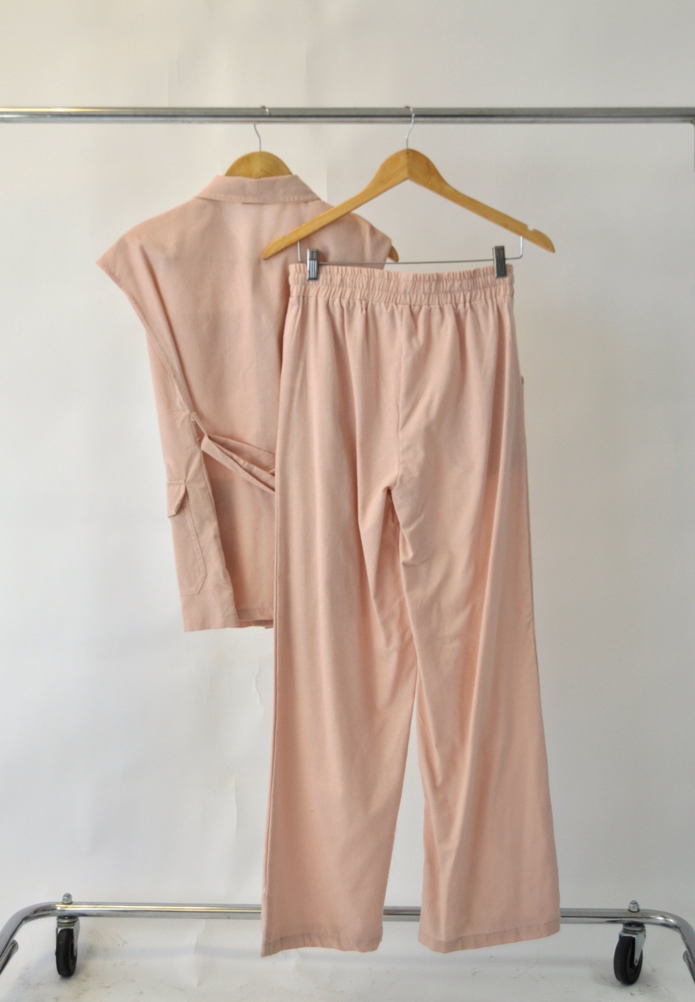 P250947J Conjunto 2 Piezas Blusón Con Cinto