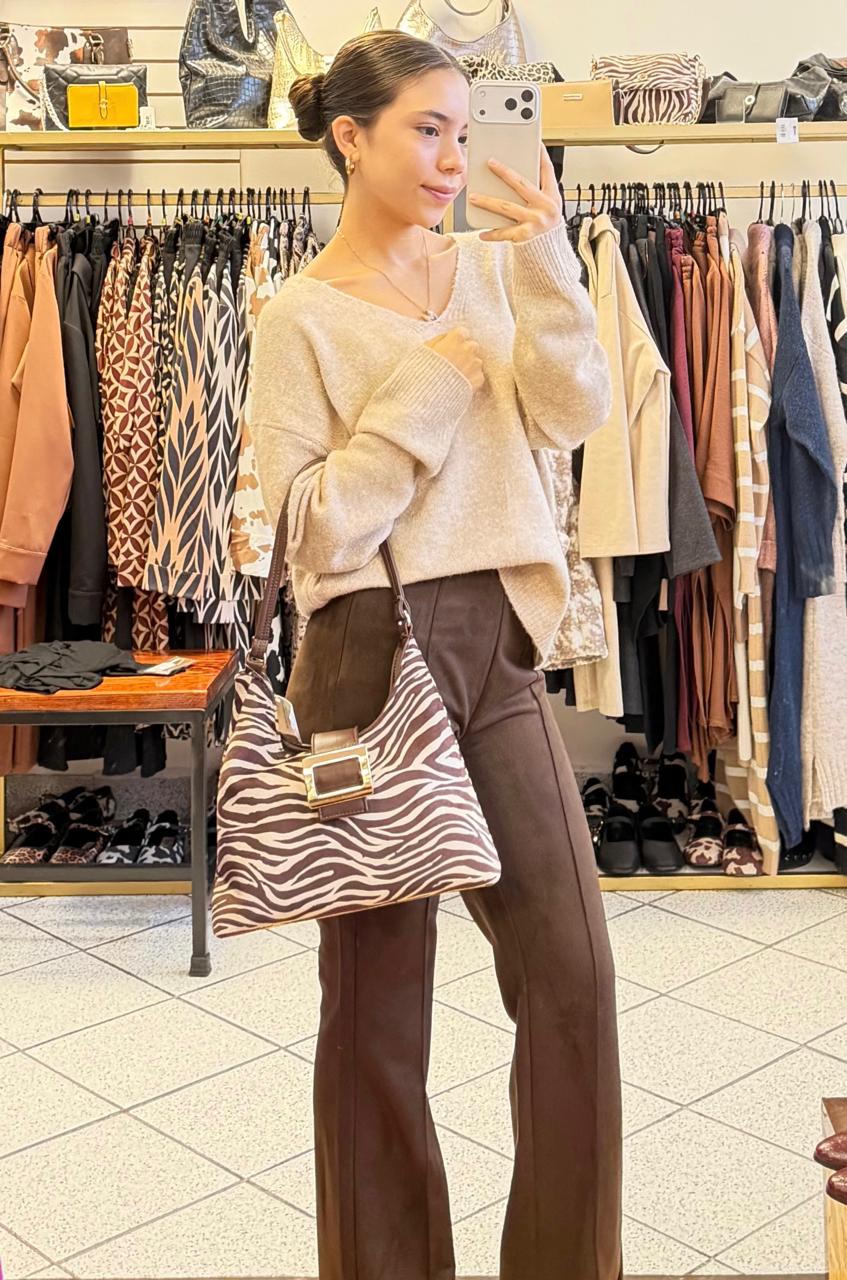 73063 Pantalón Gamusa con Pretina