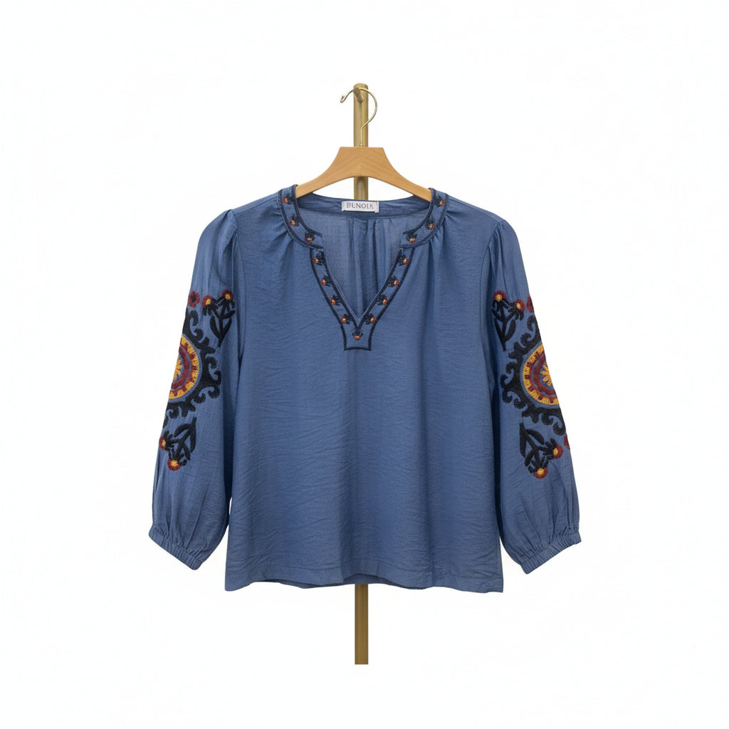 Blusa Bordado EU-LL018-12