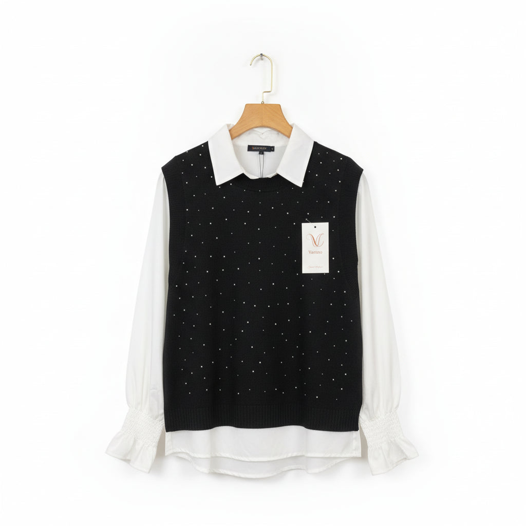 Camisa Chaleco V-QY011-12
