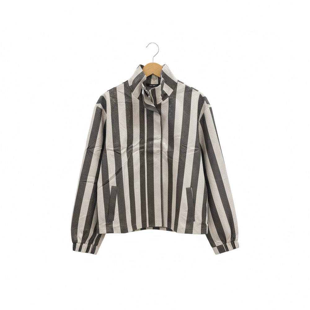 Chaqueta Rayada YM- AC-0048-8