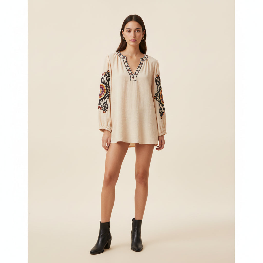 Blusa Bordado EU-LL018-12