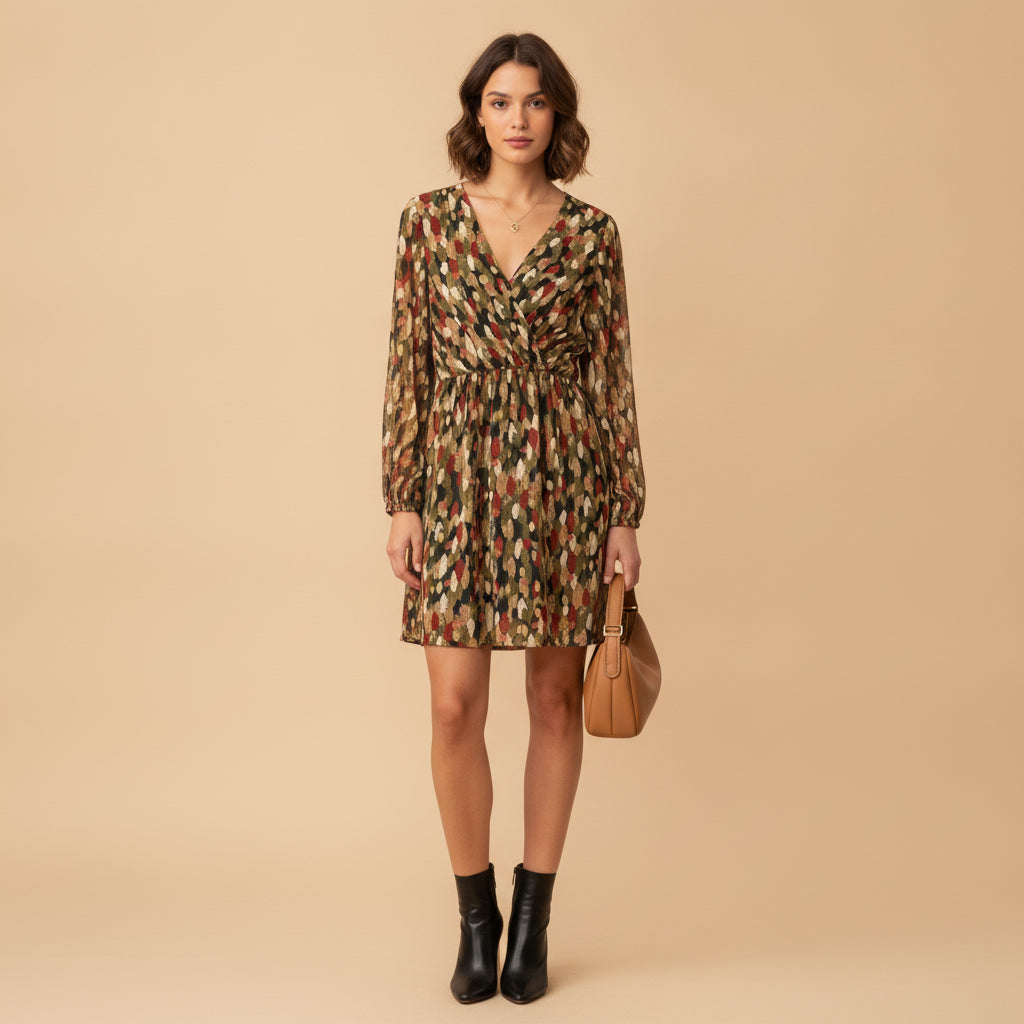 Vestido Hojas OK-YS617-24