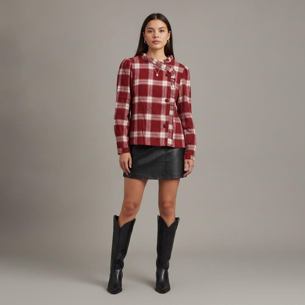 Saco Cuadros OK-YS202657-12
