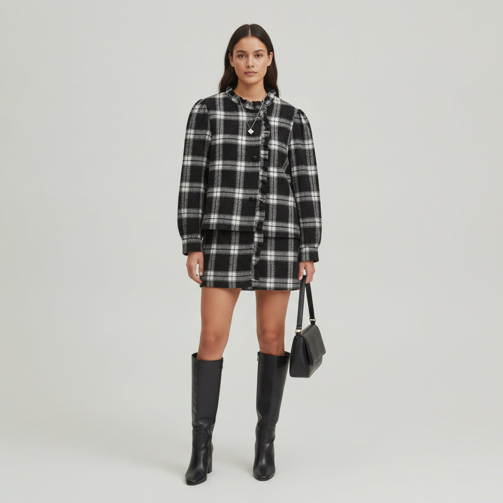 Saco Cuadros OK-YS202657-12