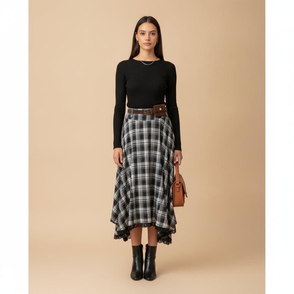 Falda Cuadros TT-T4952-15