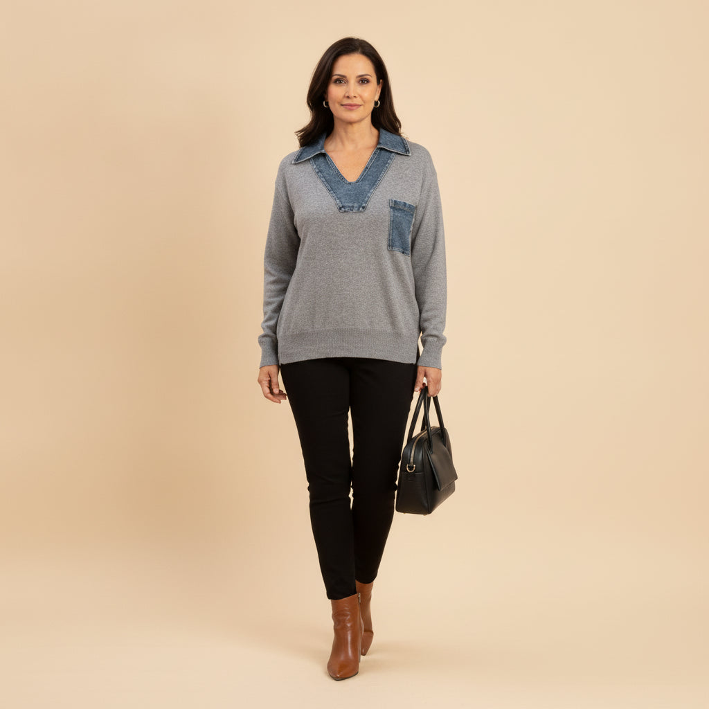 Sueter Mezclilla MQ-5828-12