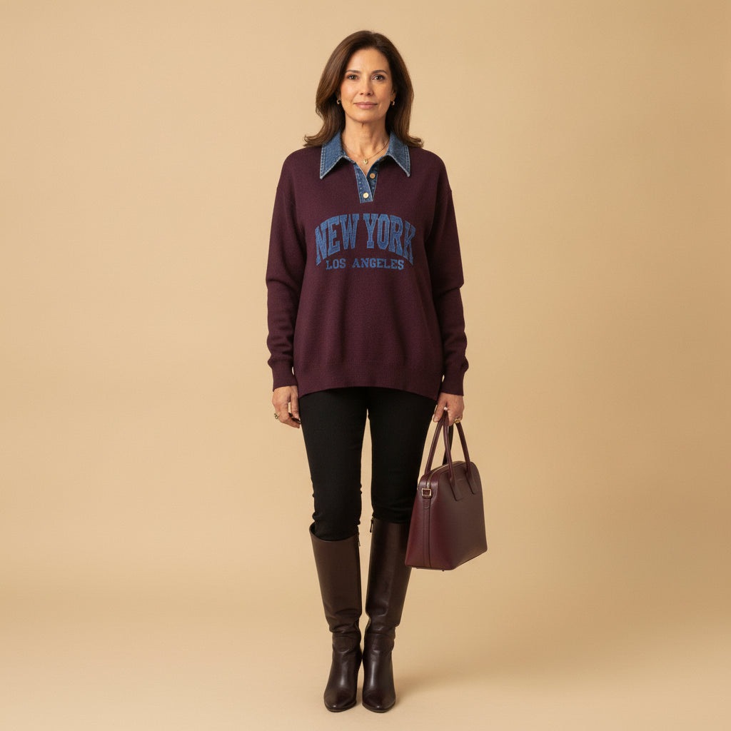 Sueter NY Mezclilla MQ-5929-11