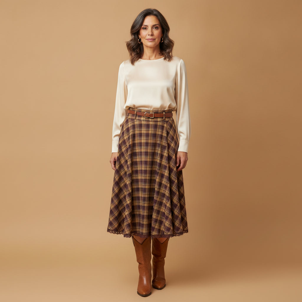 Falda Cuadros TT-T4952-15