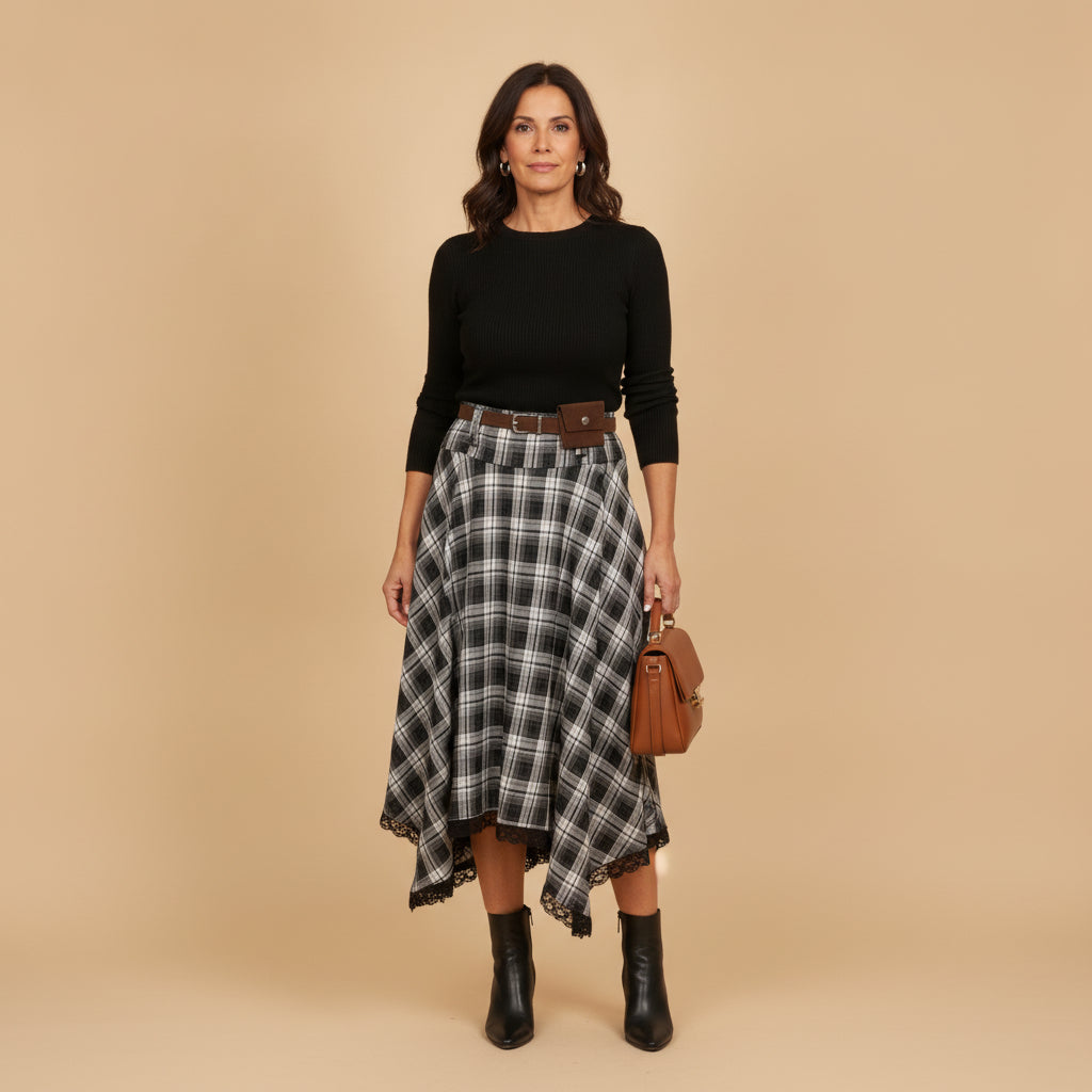Falda Cuadros TT-T4952-15