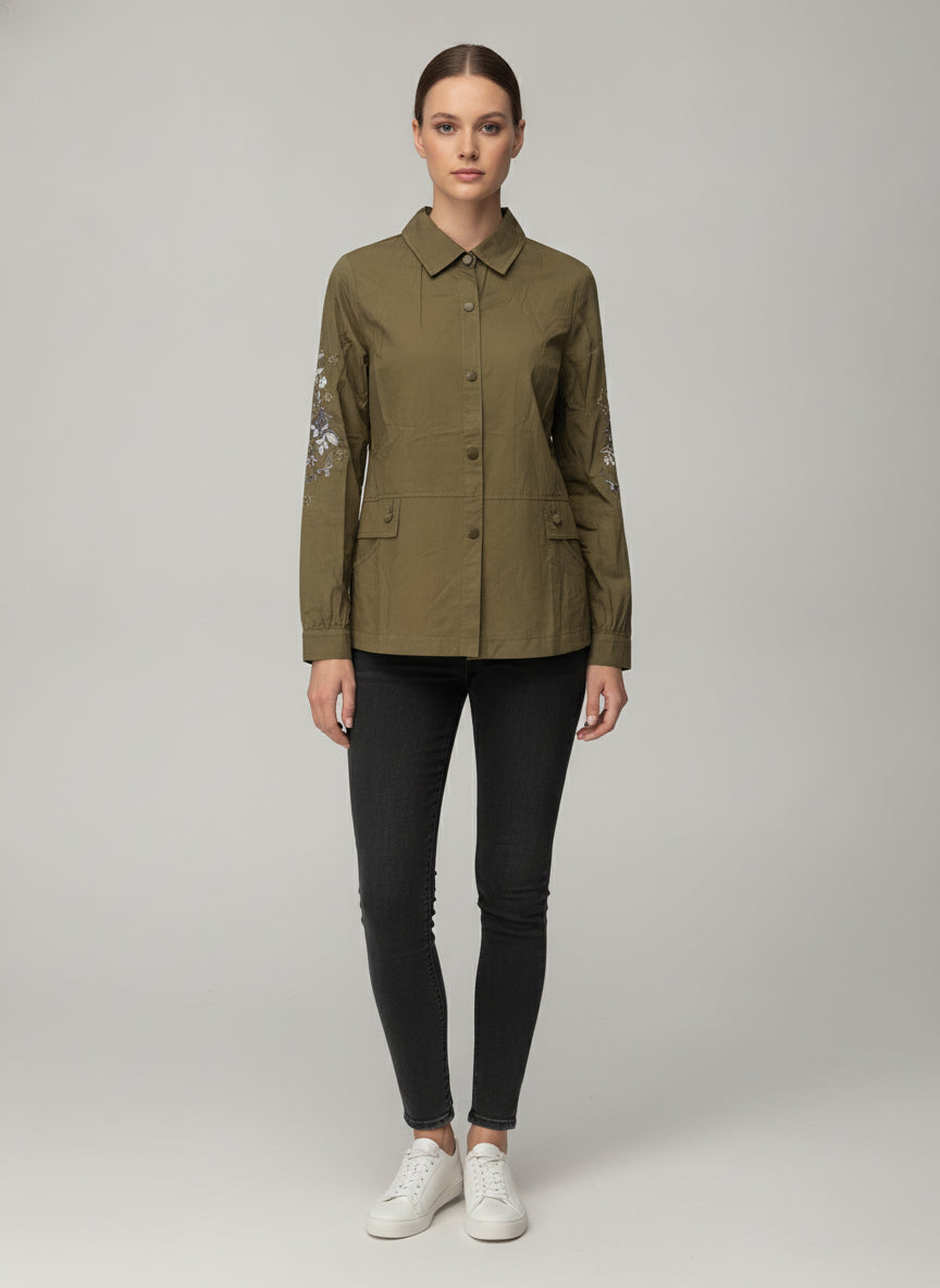 HY-B162-12 Chaqueta Bordada