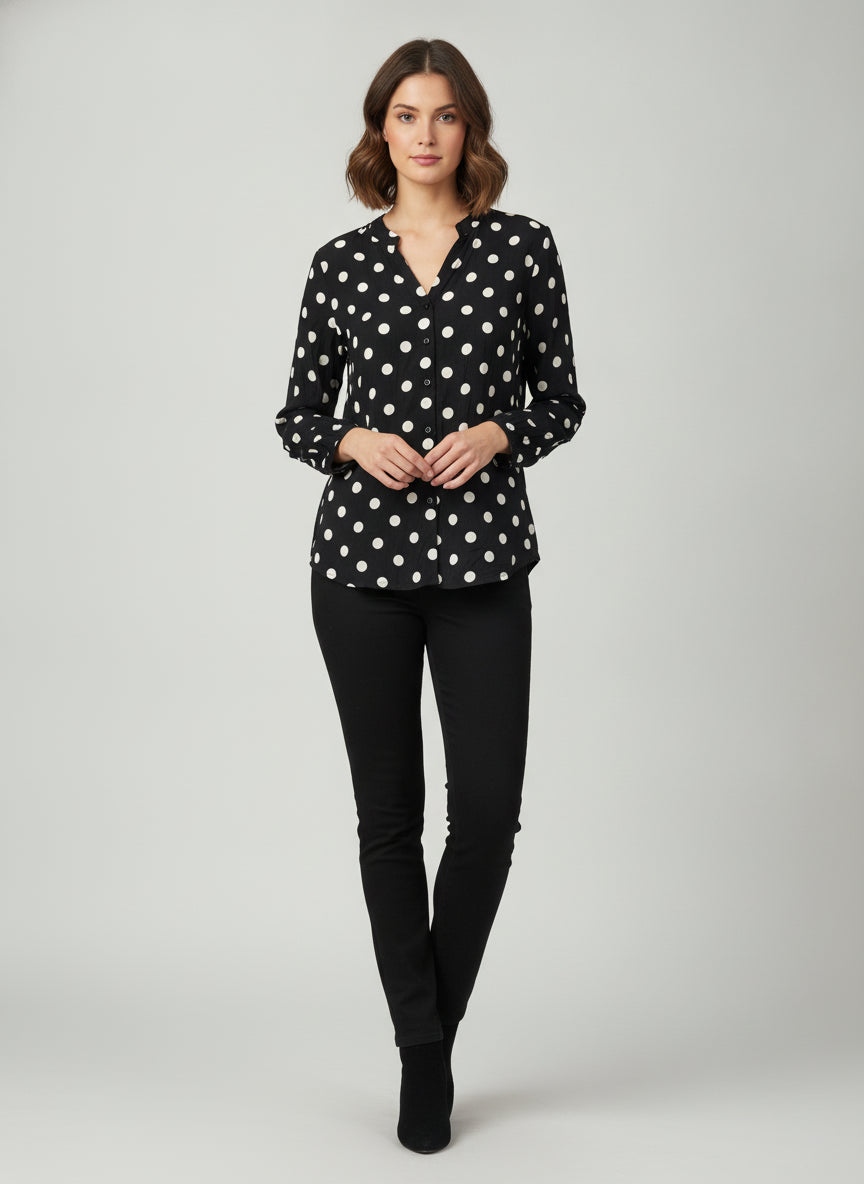 HY-YX631-12 Camisa Dots