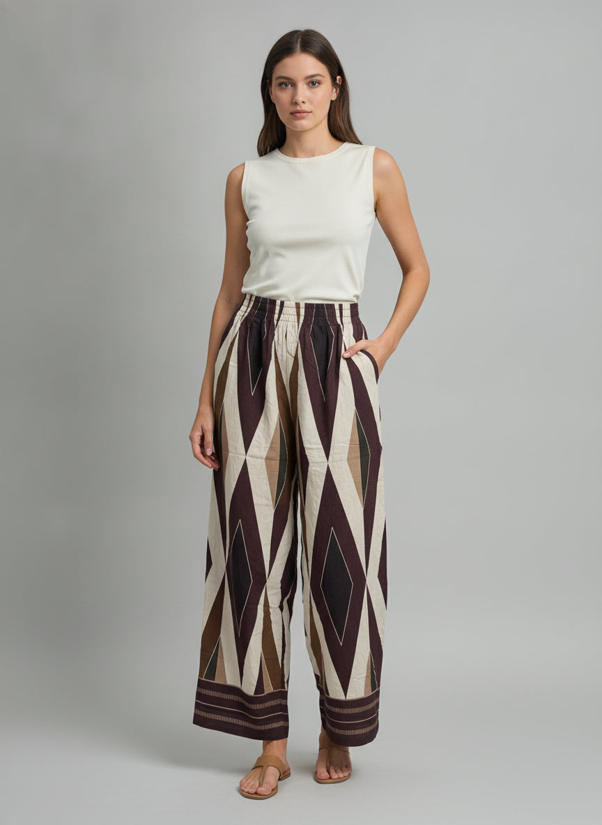 MI-D3714 Pantalón Estampado