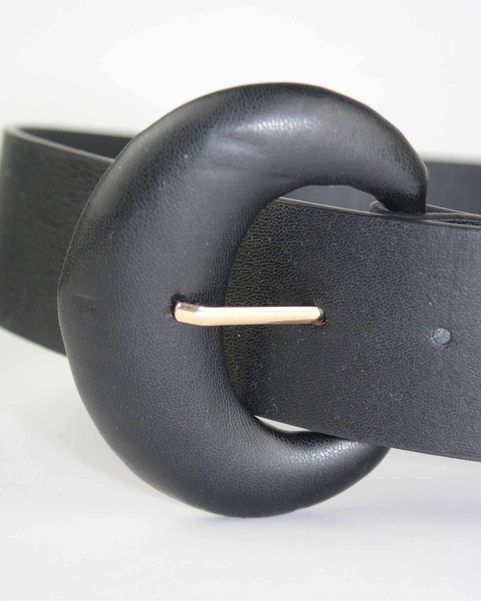 45007 Cinturón cuero hebilla oval