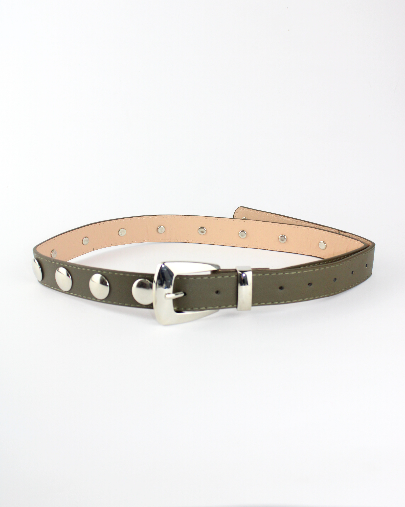 27023 Cinto mega estoperoles hebilla cuadrada