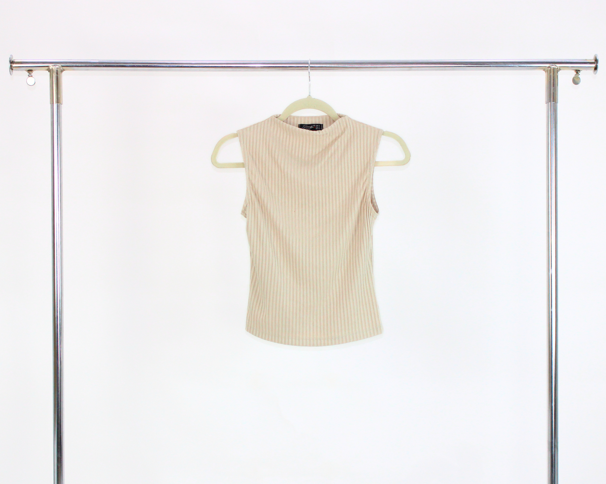 24300 Blusa sin manga rayas gamusa