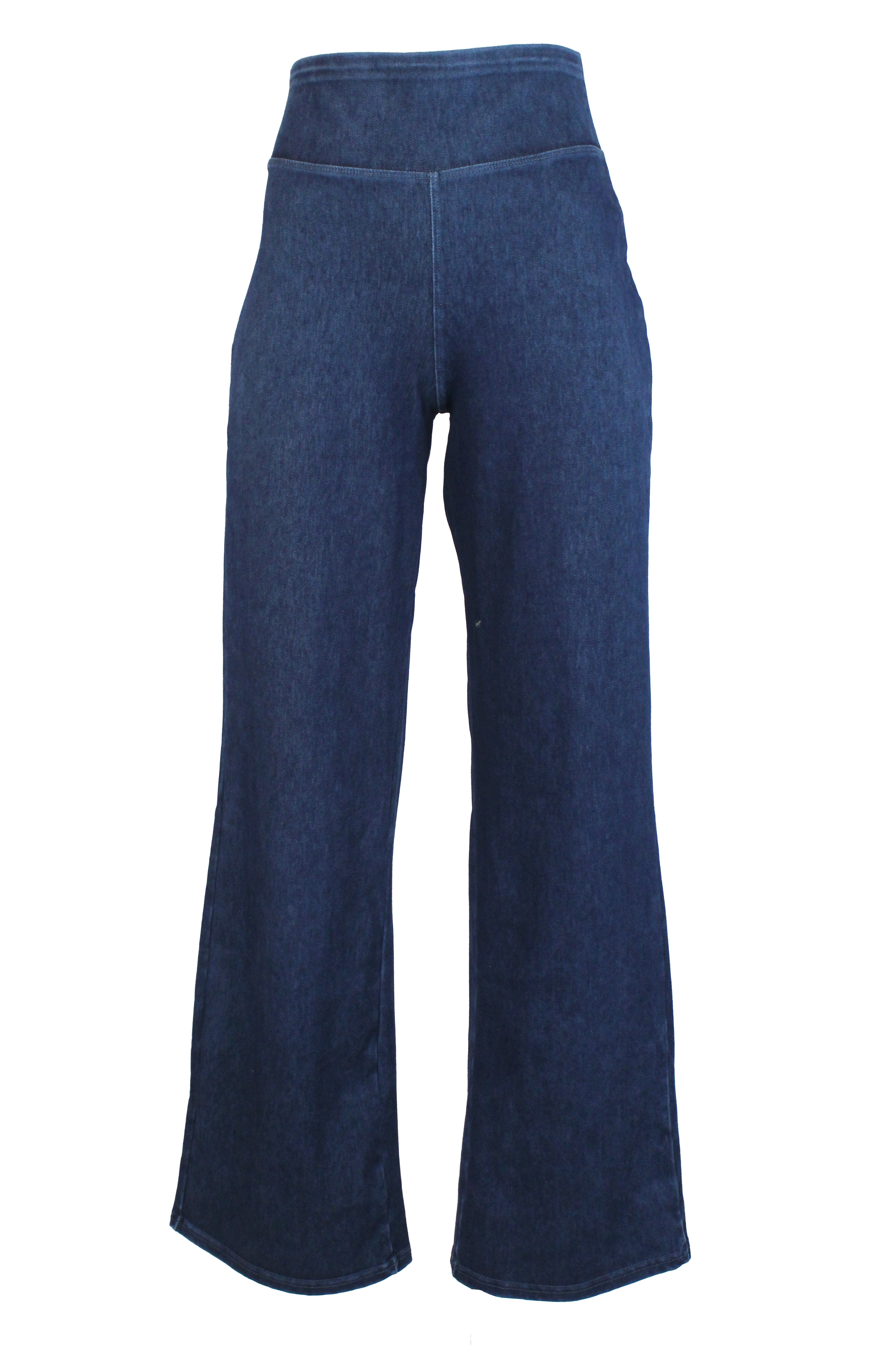 T3678 Pantalón Tipo Mezclilla con Pretina Ancha