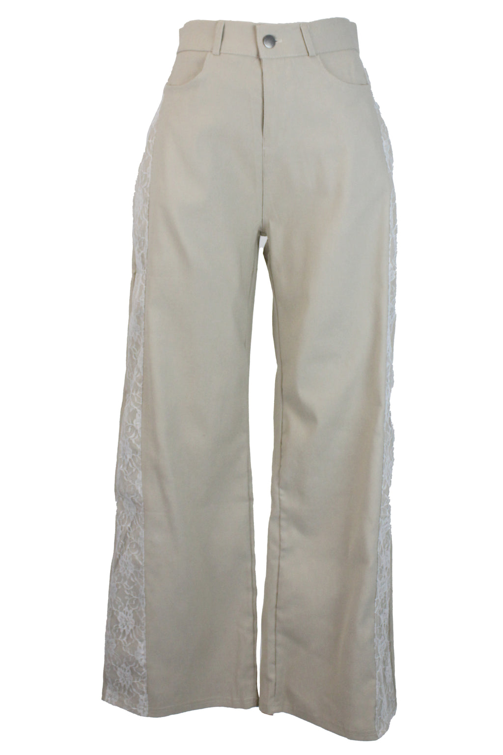 AMN-24309 Pantalón con Pretina Bordado Lateral