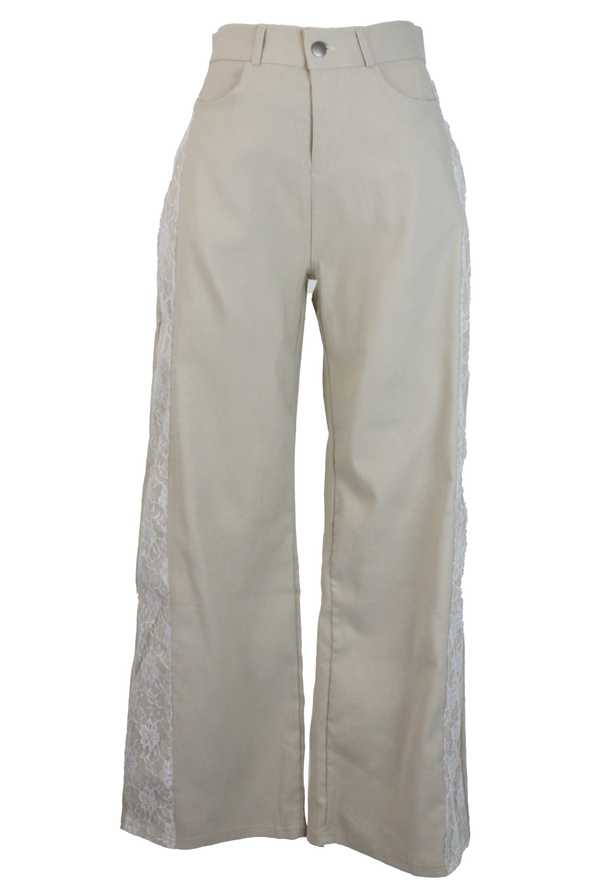 AMN-24309 Pantalón con Pretina Bordado Lateral