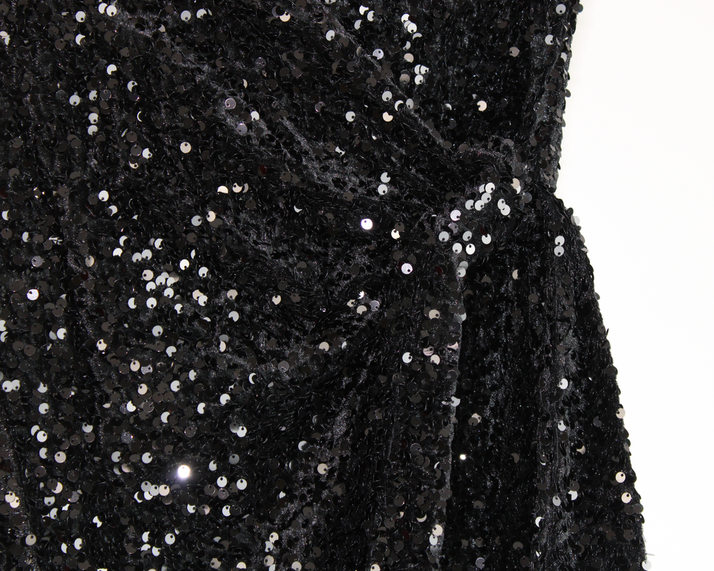 ST24631 Vestido Largo Cuello Redondo Amarrado Lateral